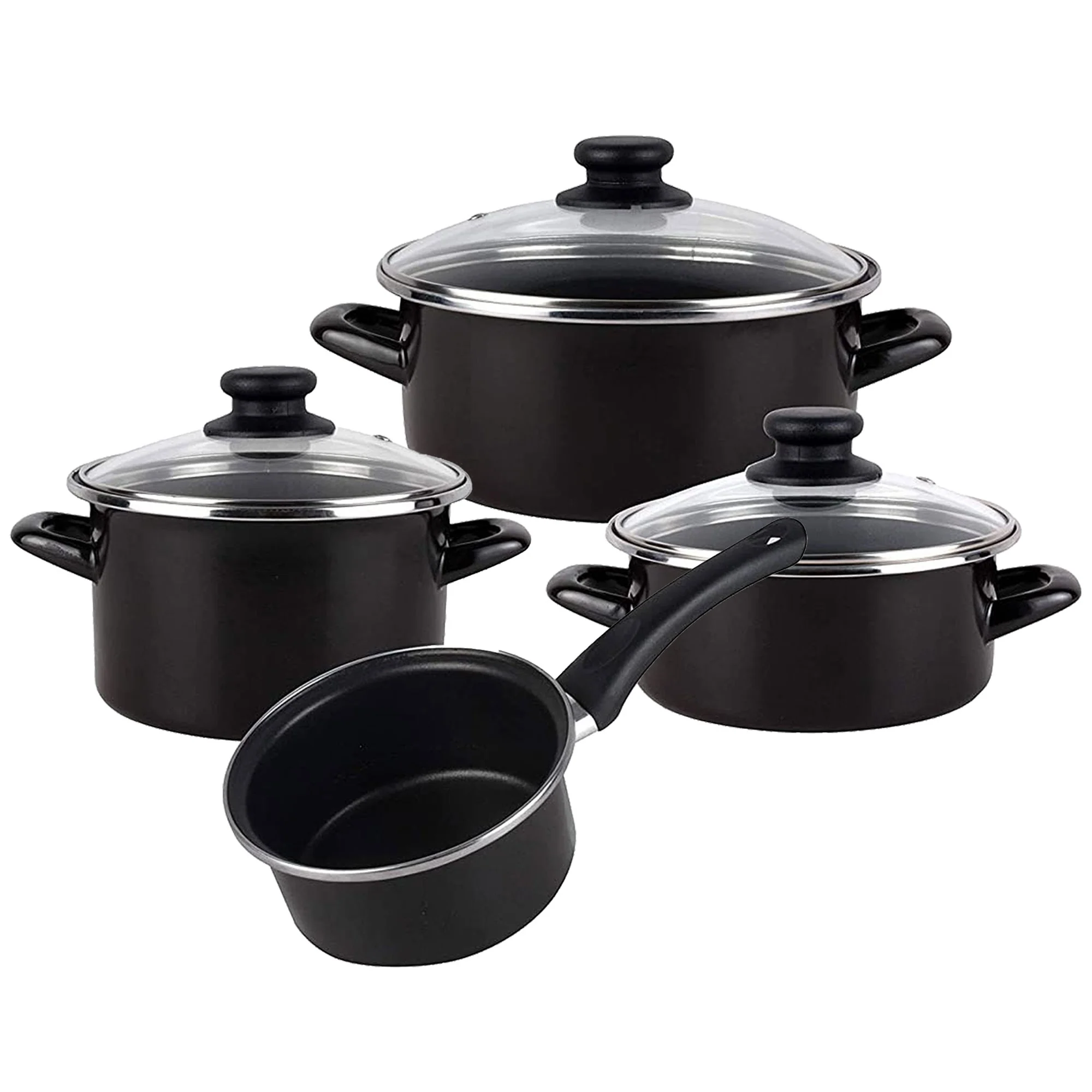 Batería 10 Piezas Magefesa: Cacerolas + Tapas, Olla + Tapa Y Cazo, Y 3 Sartenes - Image 6