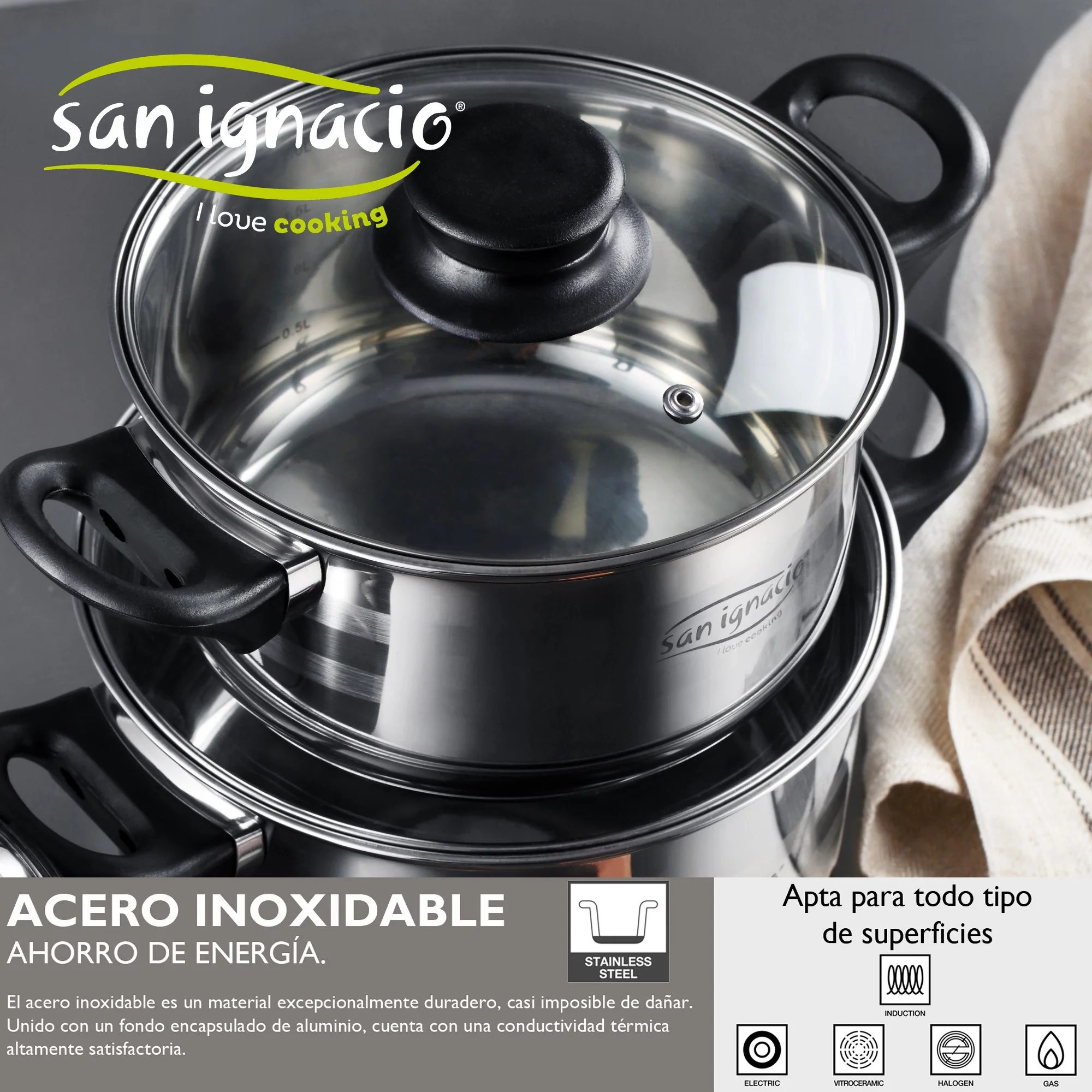 Batería De Cocina De Ocho Piezasan Ignacio - Image 3