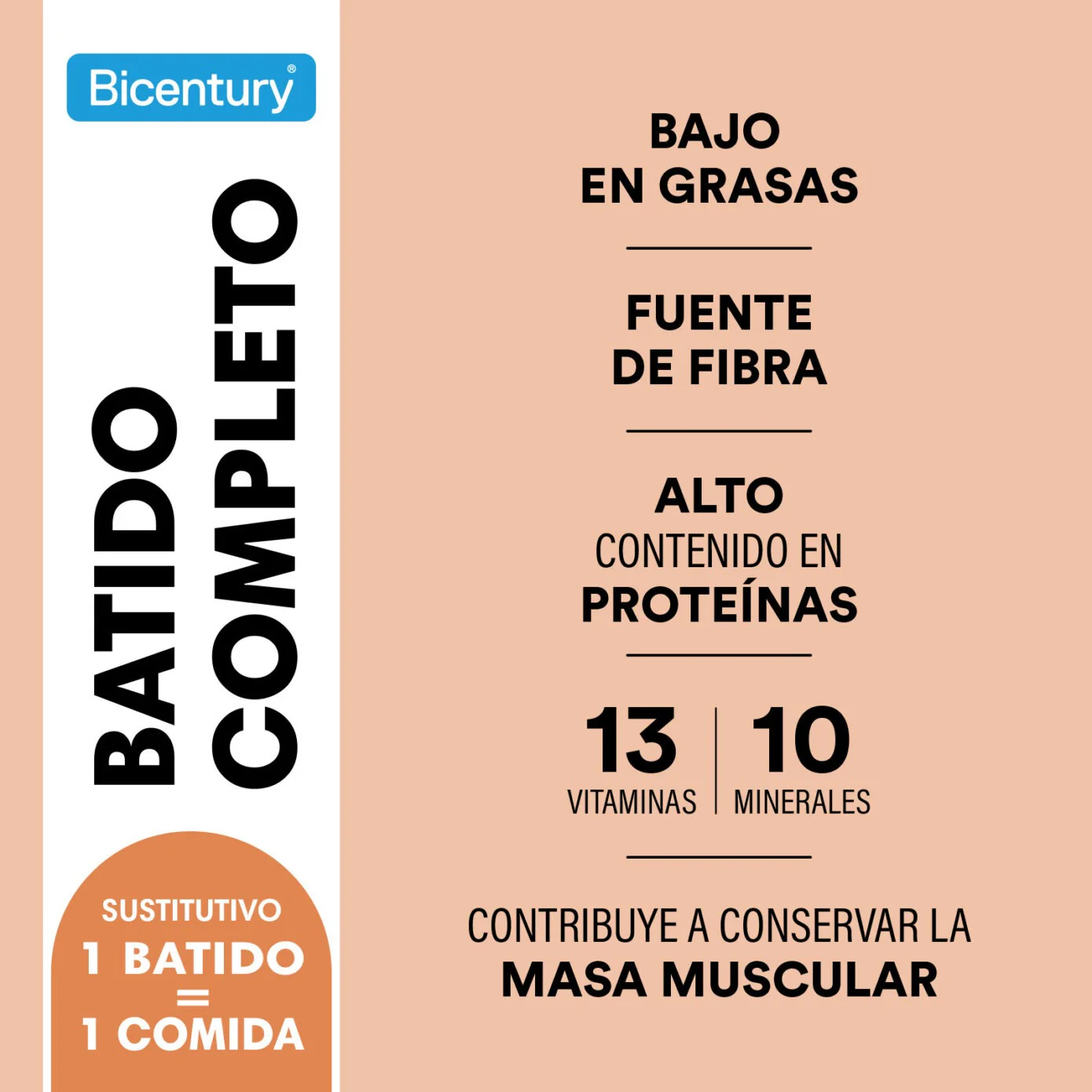Batido Completo Chocolate BICENTURY 436g - Image 4