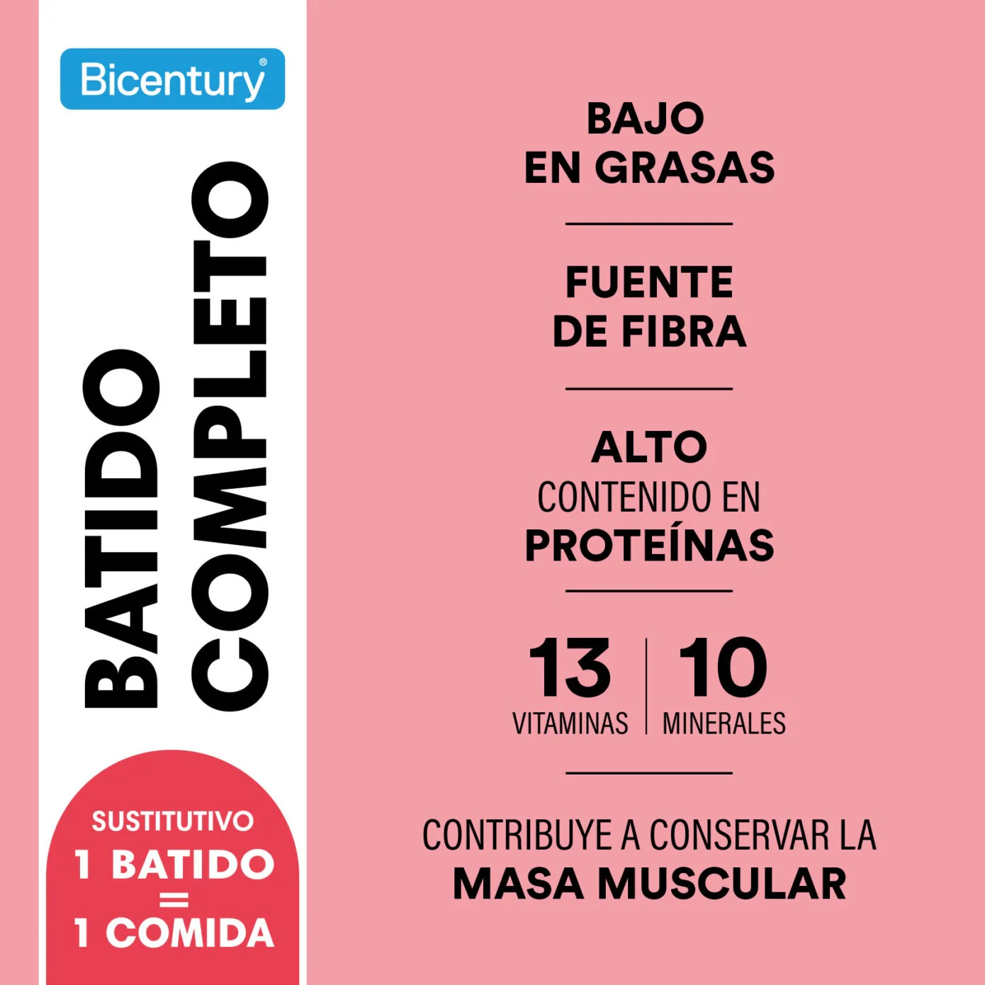 Batido Completo Fresa BICENTURY 436g - Image 4