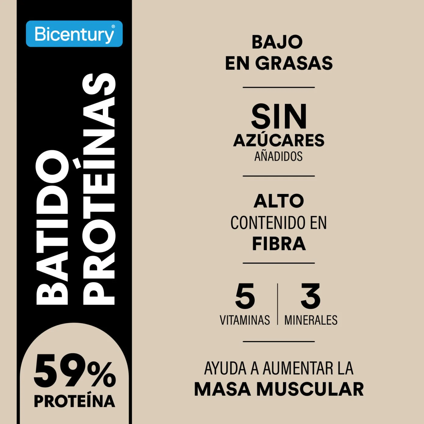 Batido Proteína Cookie BICENTURY 340g - Image 4