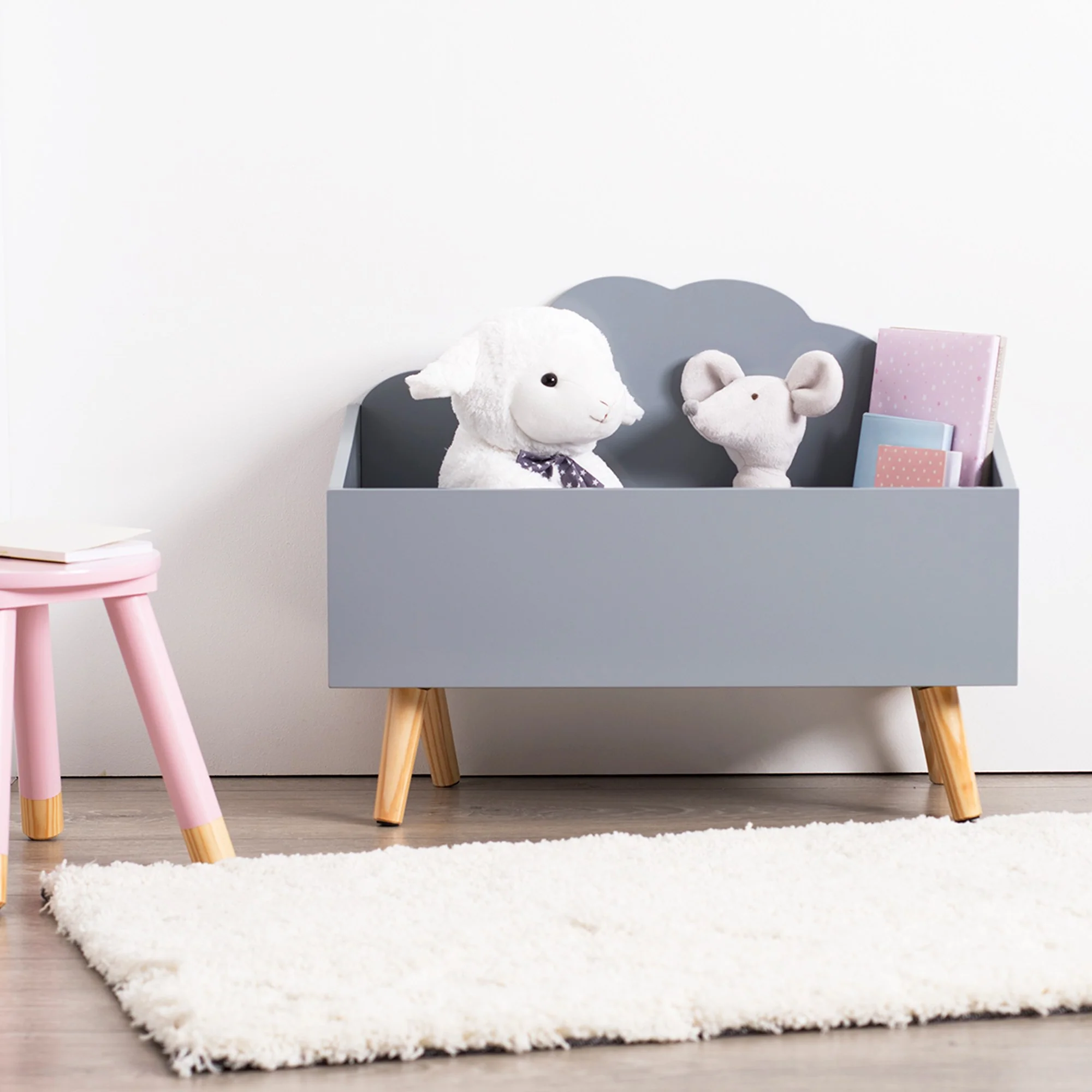 Baúl Infantil cloud Gris Atmosphera. - Image 2