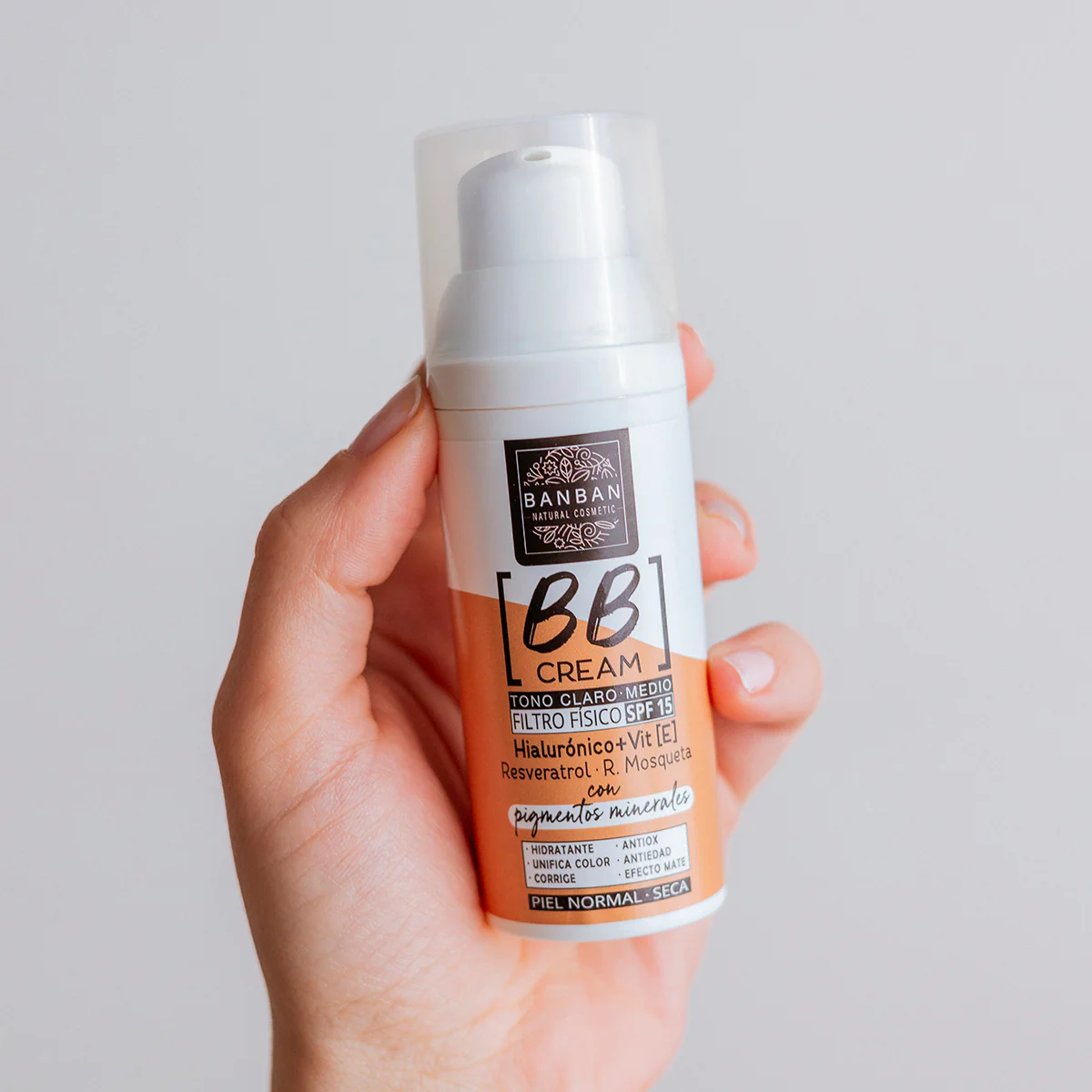 BB Cream Tono Claro Medio SPF15 50ml Banban - Image 2