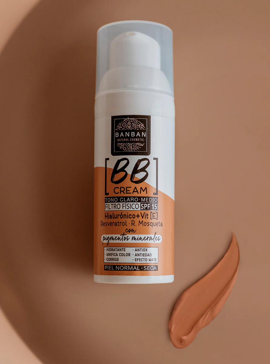 BB Cream Tono Claro Medio SPF15 50ml Banban - Image 3