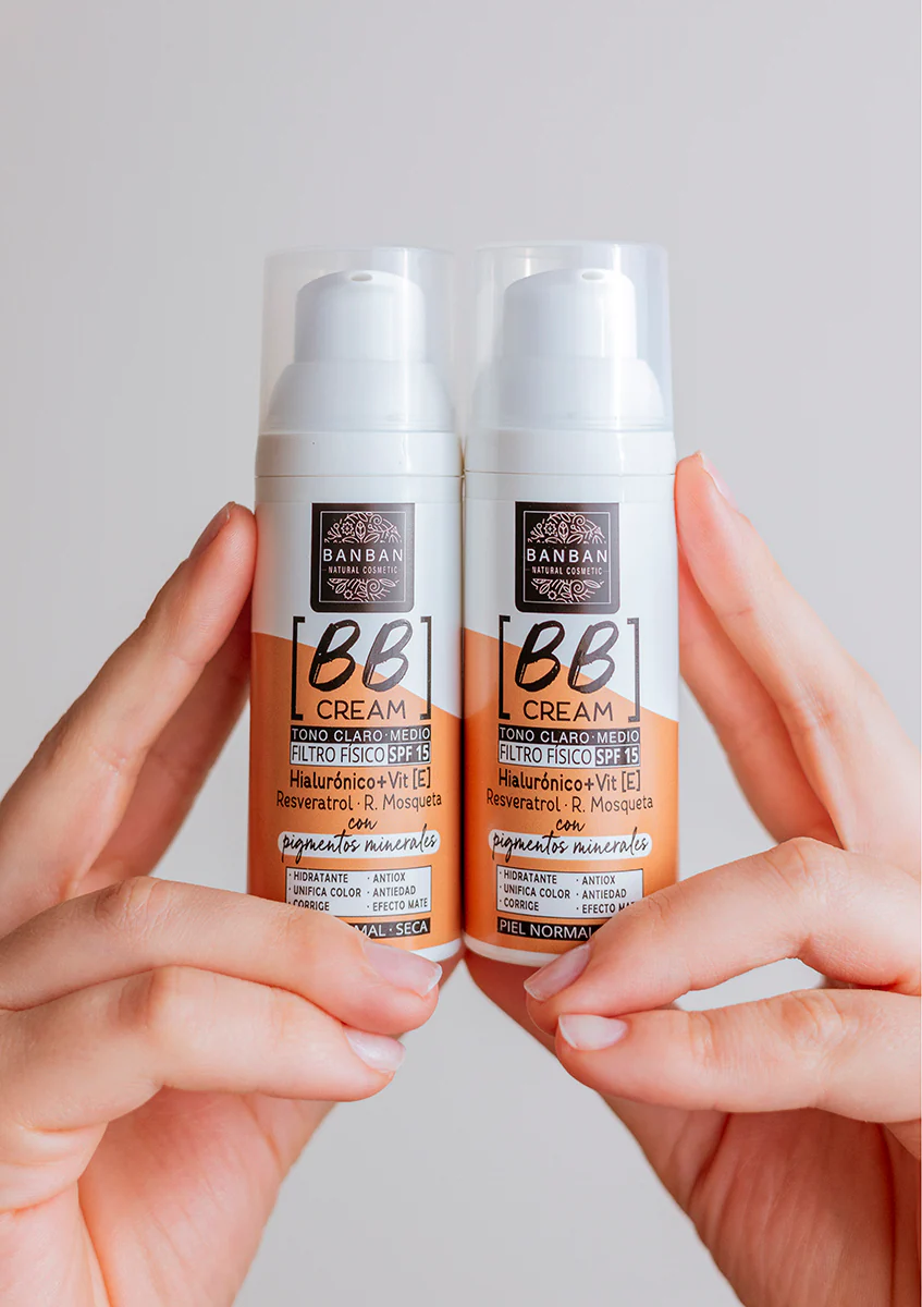BB Cream Tono Claro Medio SPF15 50ml Banban - Image 4