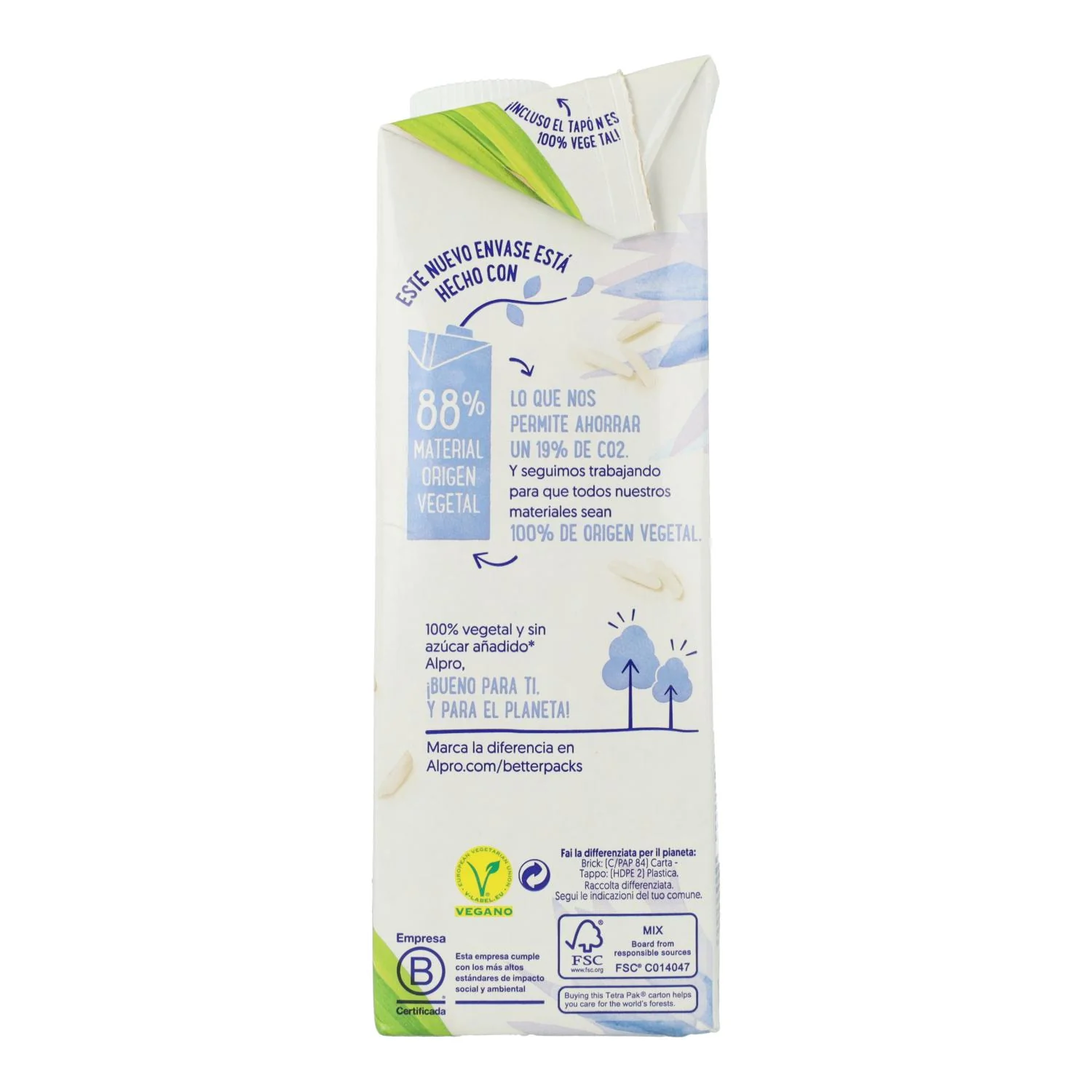 Bebida de Arroz con Calcio Alpro 1 Litro - Image 2