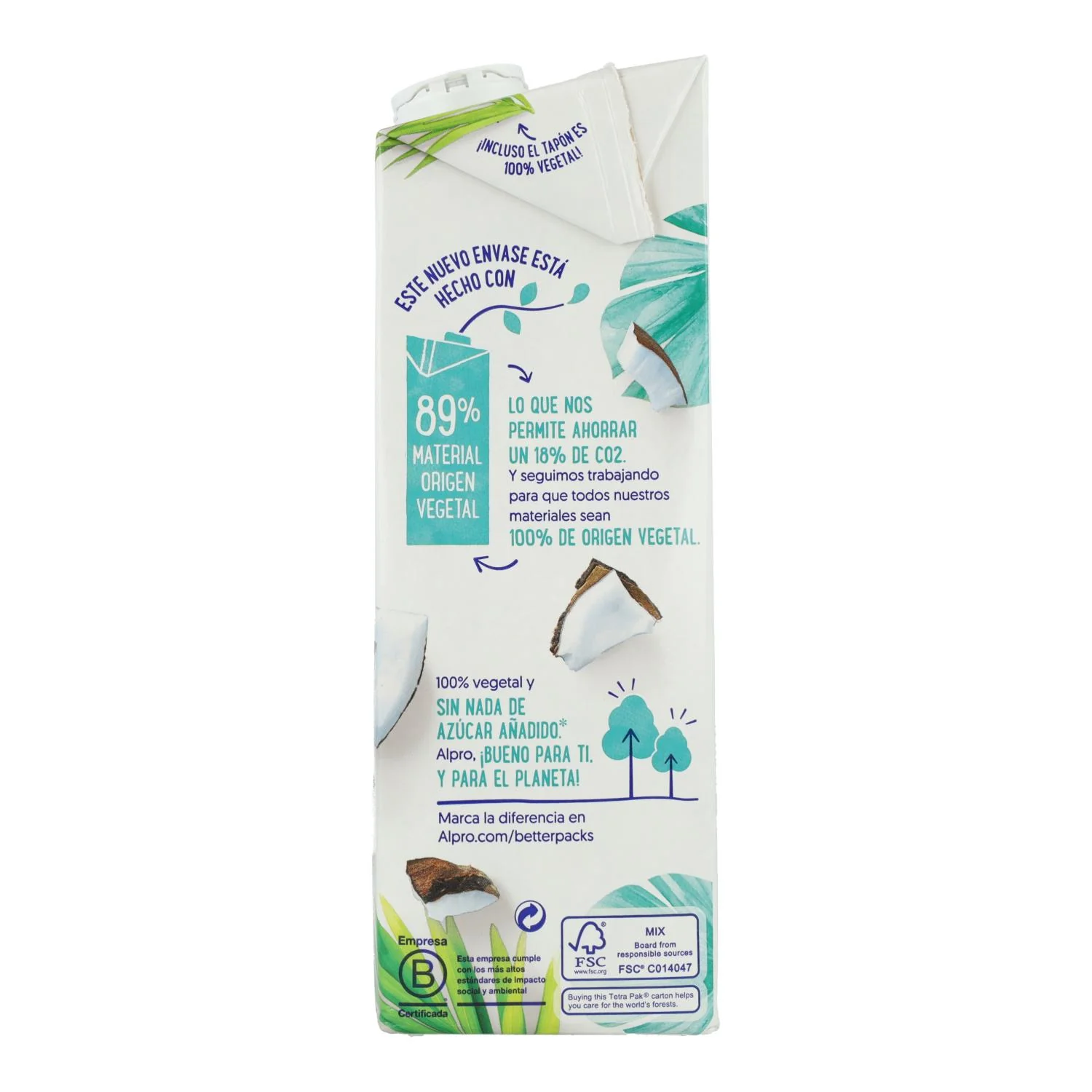 Bebida de Coco Alpro 1 Litro - Image 2