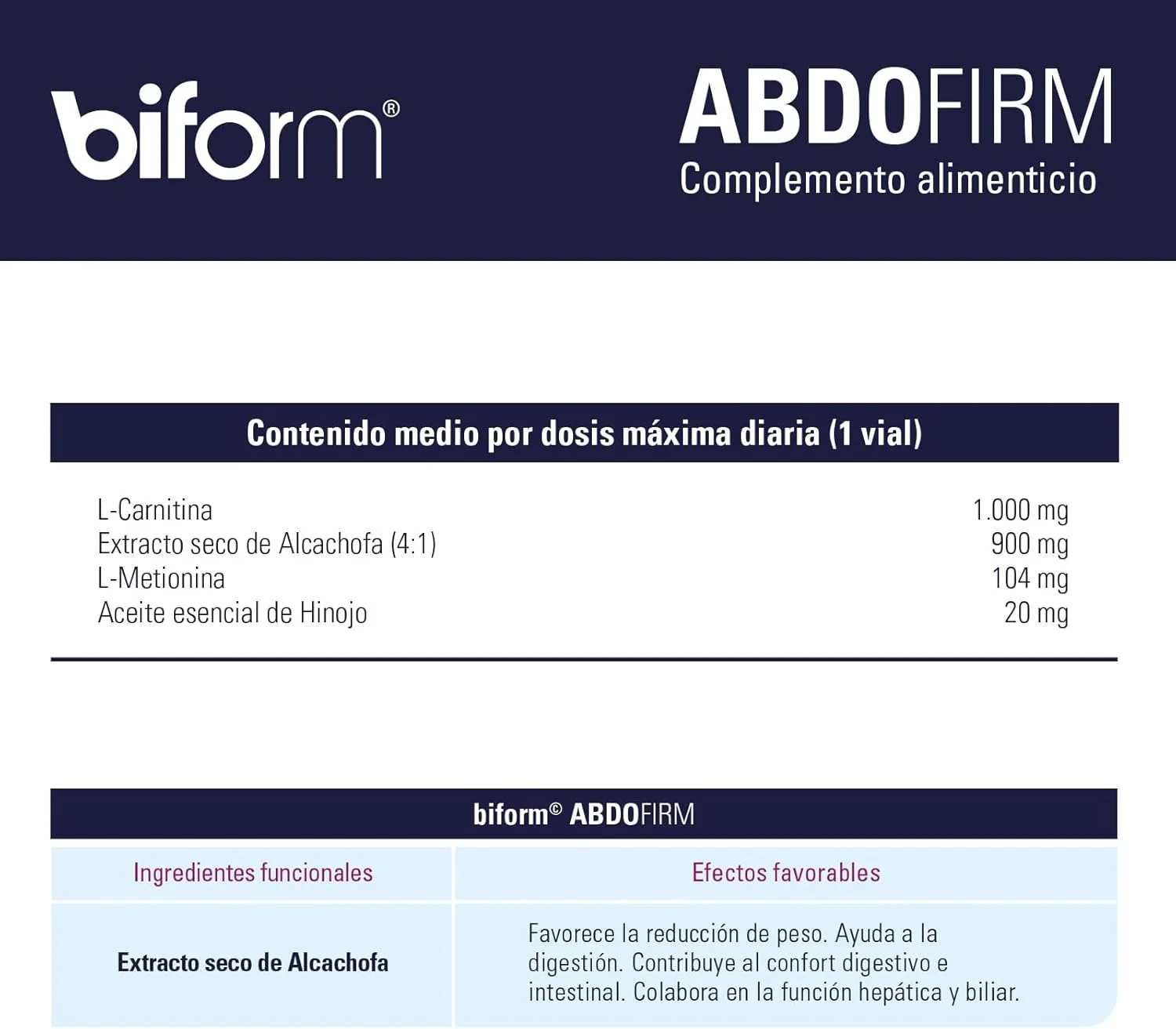 Biform Abdofirm 14 Viales BIFORM 140g - Image 3