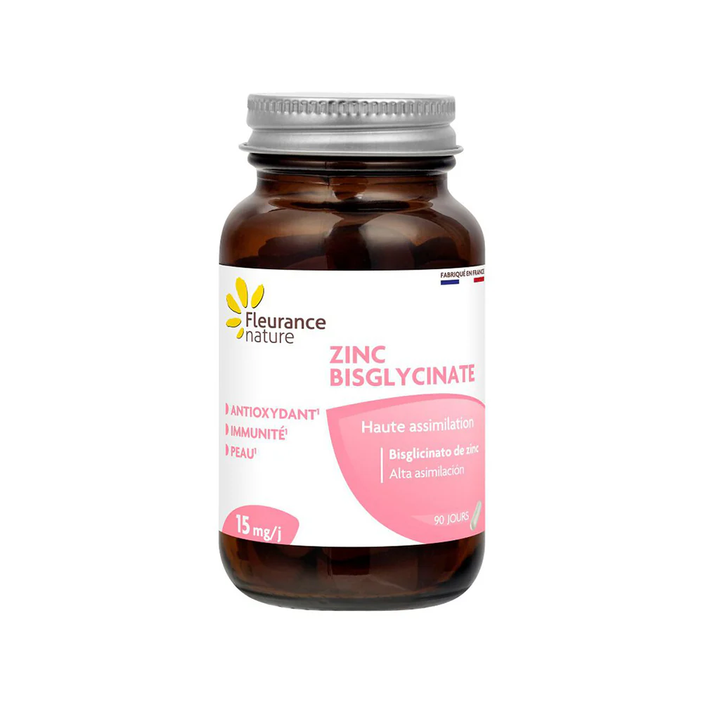 Bisglicinato De Zinc Fleurance Nature 90 Cápsulas