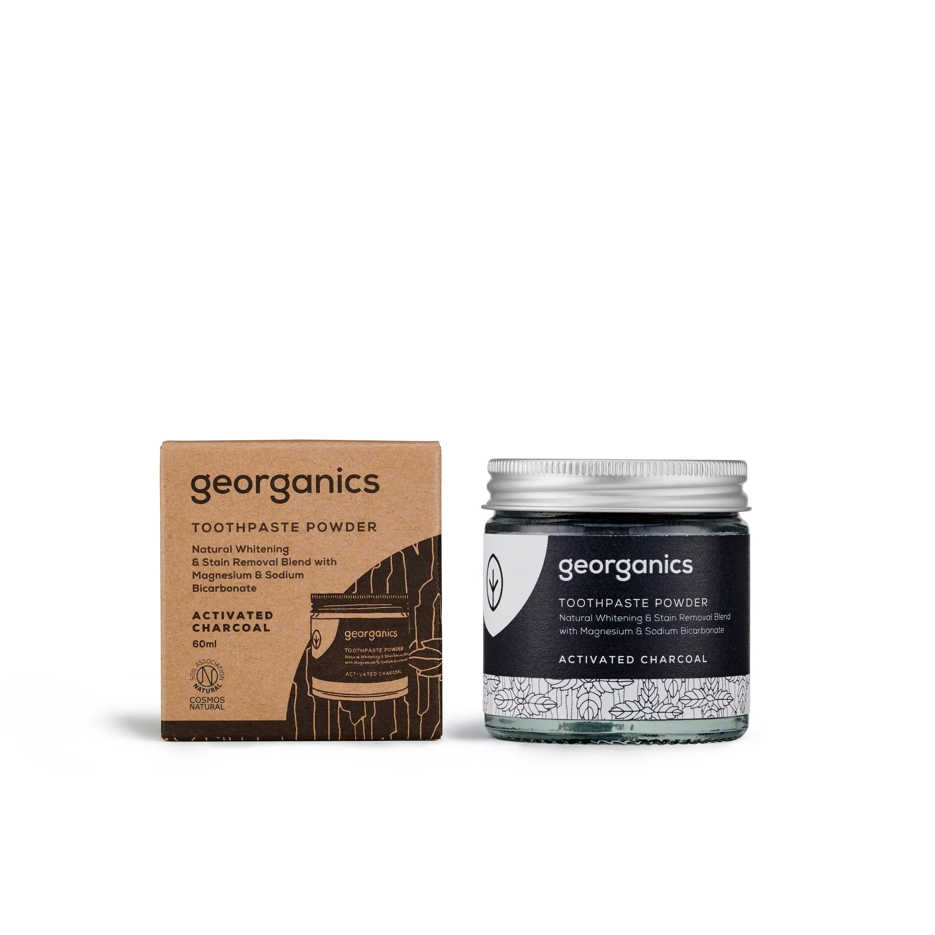 Blanqueador Dental en polvo Carbón Activado Georganics 60ml - Image 2