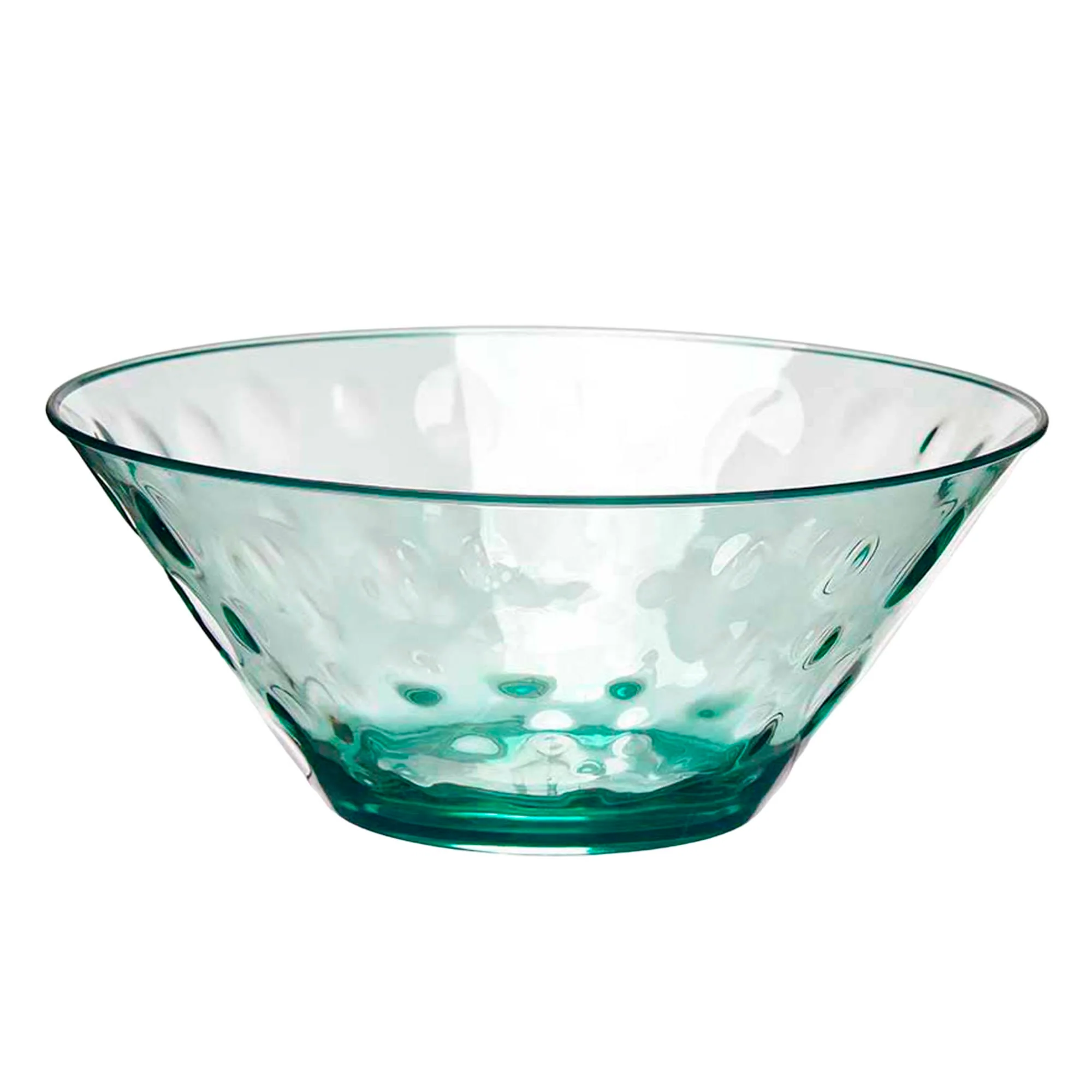 Bol Plastico Puntos 28cm Verde Colección Leknes