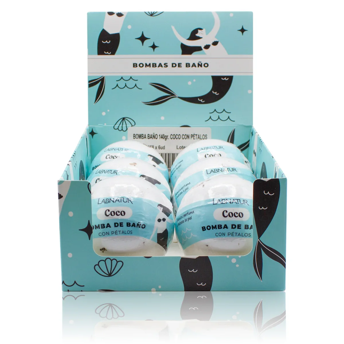 Bomba de Baño Espumosa Coco Labnatur 140 g | Aroma Tropical | Hidratación | Spa En Casa - Image 2