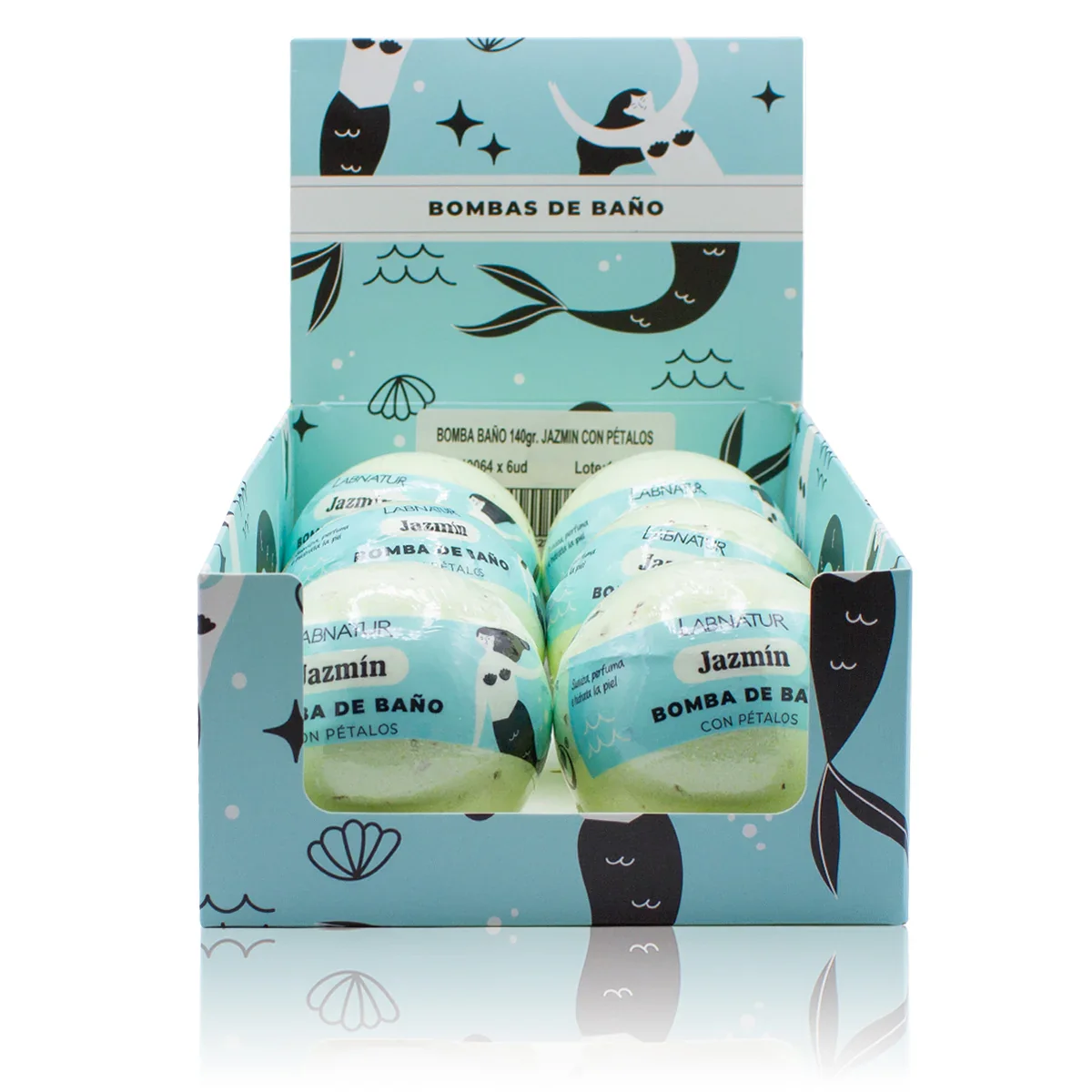 Bomba de Baño Espumosa Jazmín con Pétalos Labnatur 140 g | Aroma Floral | Relax | Spa En Casa - Image 2