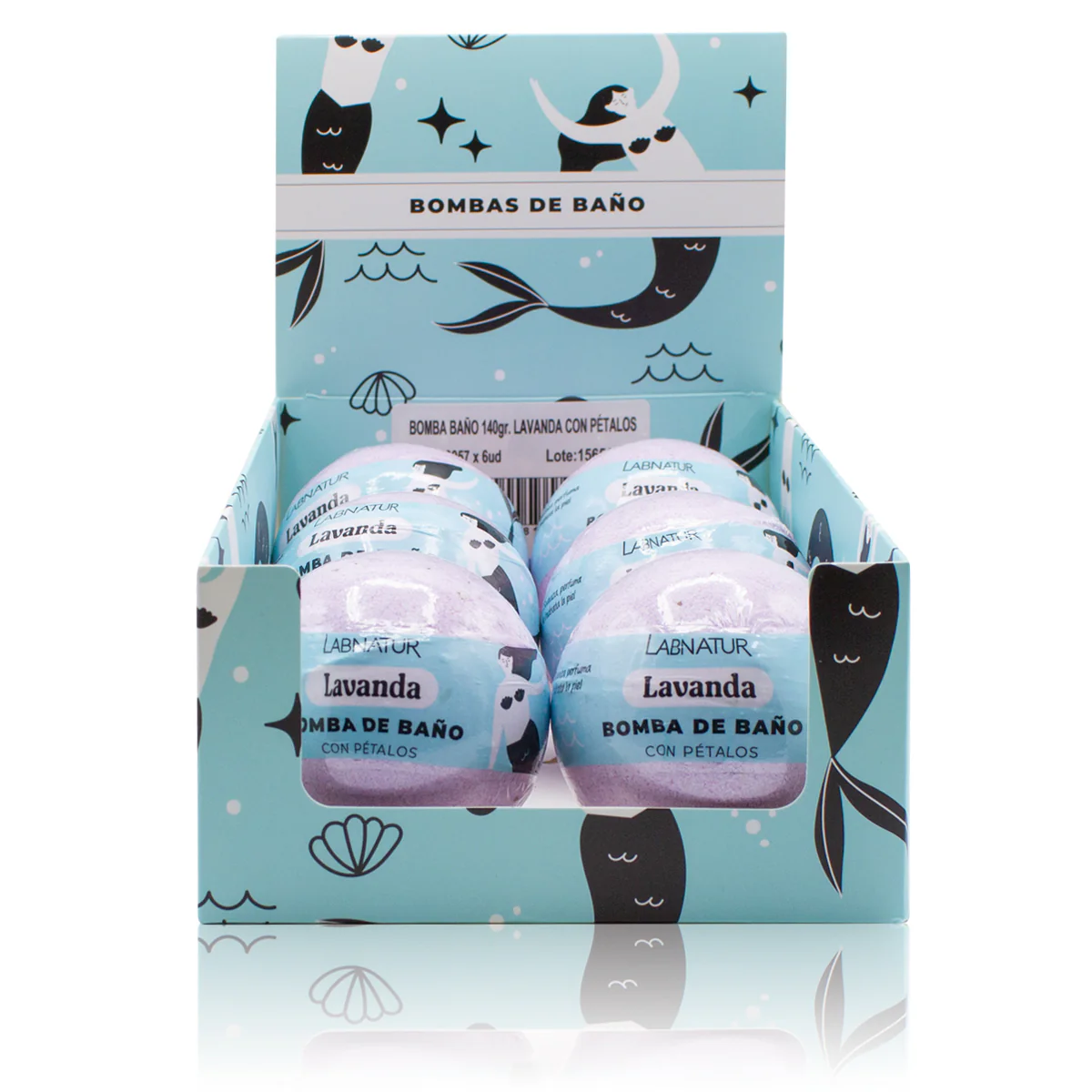 Bomba de Baño Espumosa Lavanda Con Pétalos Labnatur 140 g | Relajante | Aromaterapia | Spa En Casa - Image 2