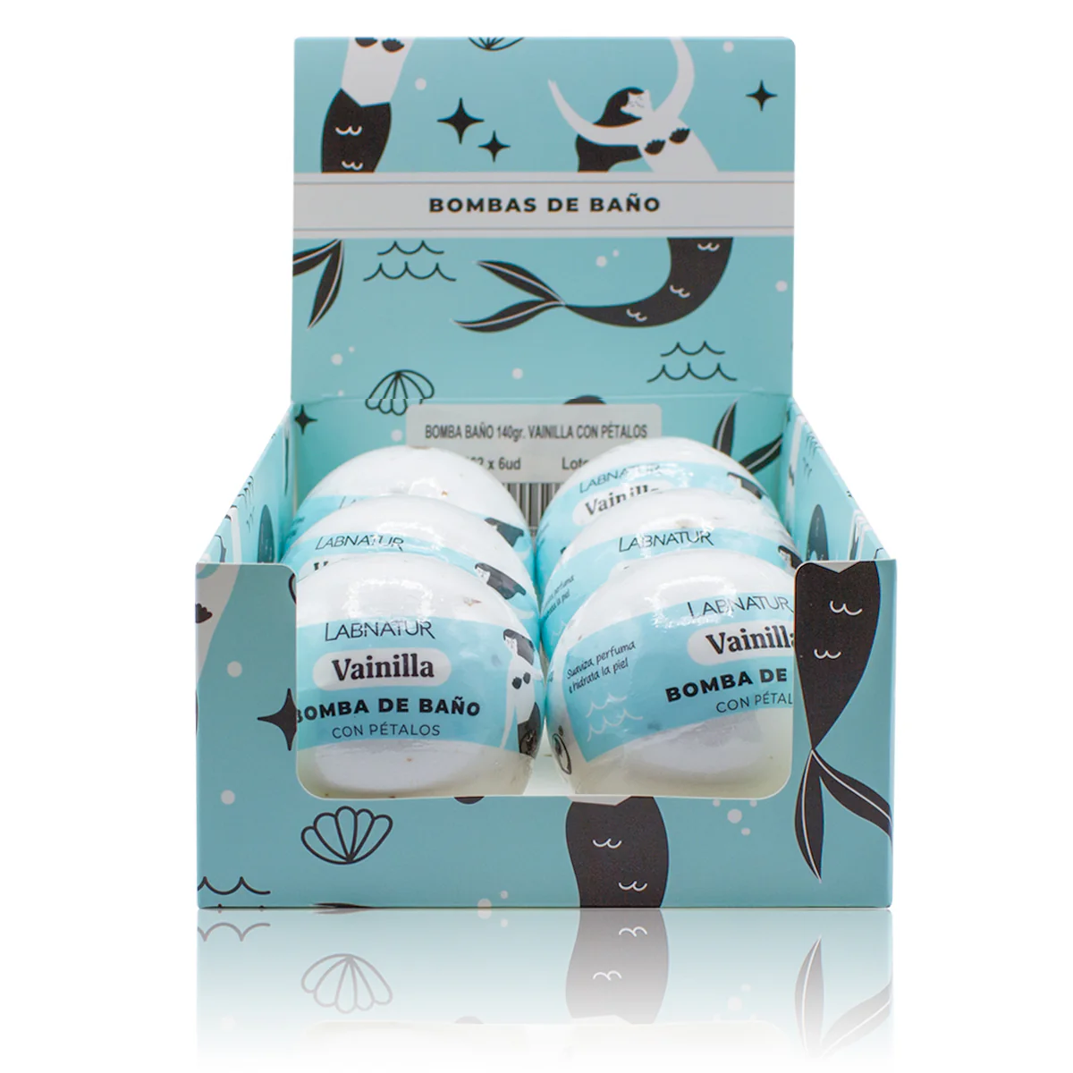 Bomba de Baño Espumosa Vainilla con Pétalos Labnatur 140 g | Aroma Dulce | Relax | Spa En Casa - Image 2