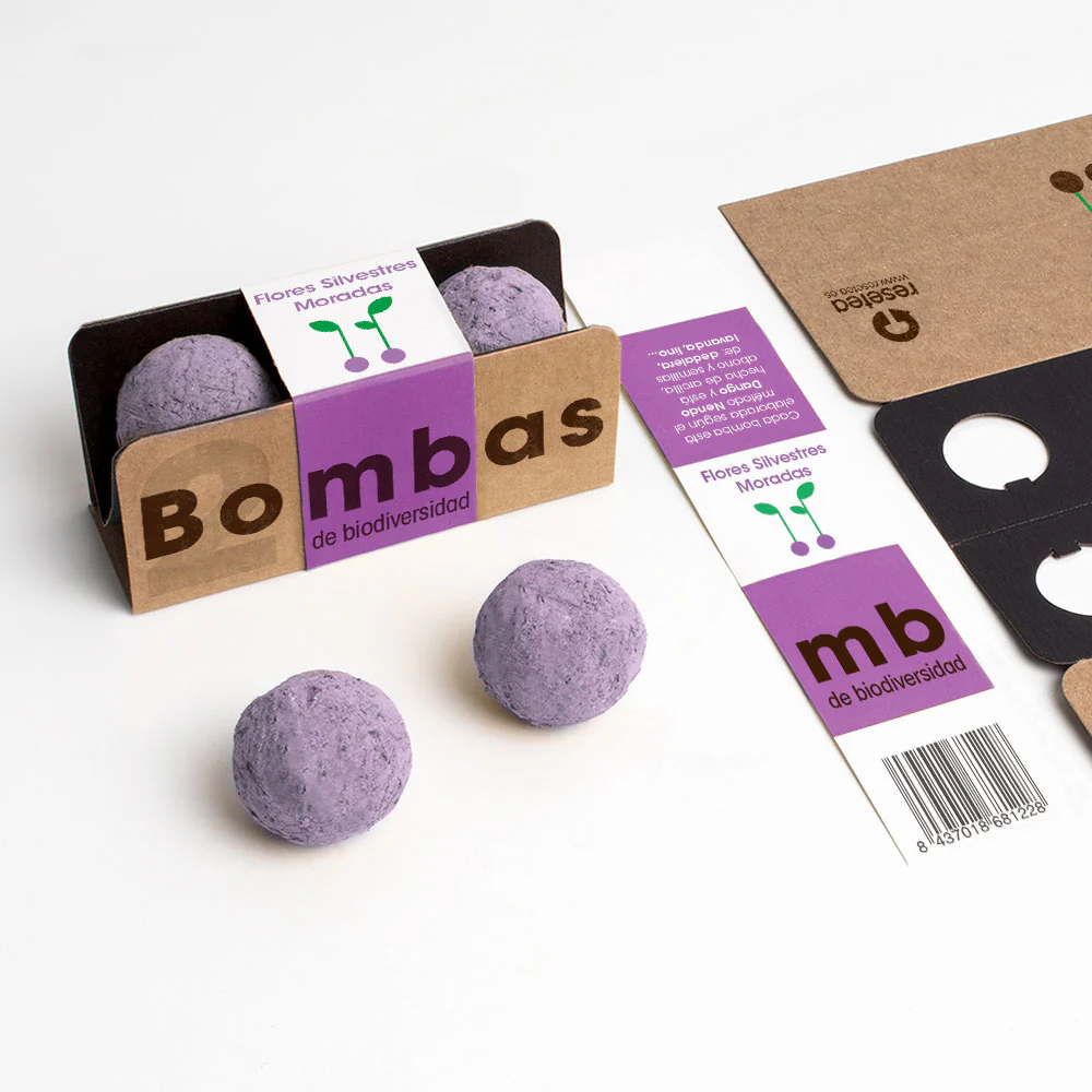 Bombas De Biodiversidad (flores Silvestres Moradas) - Image 2