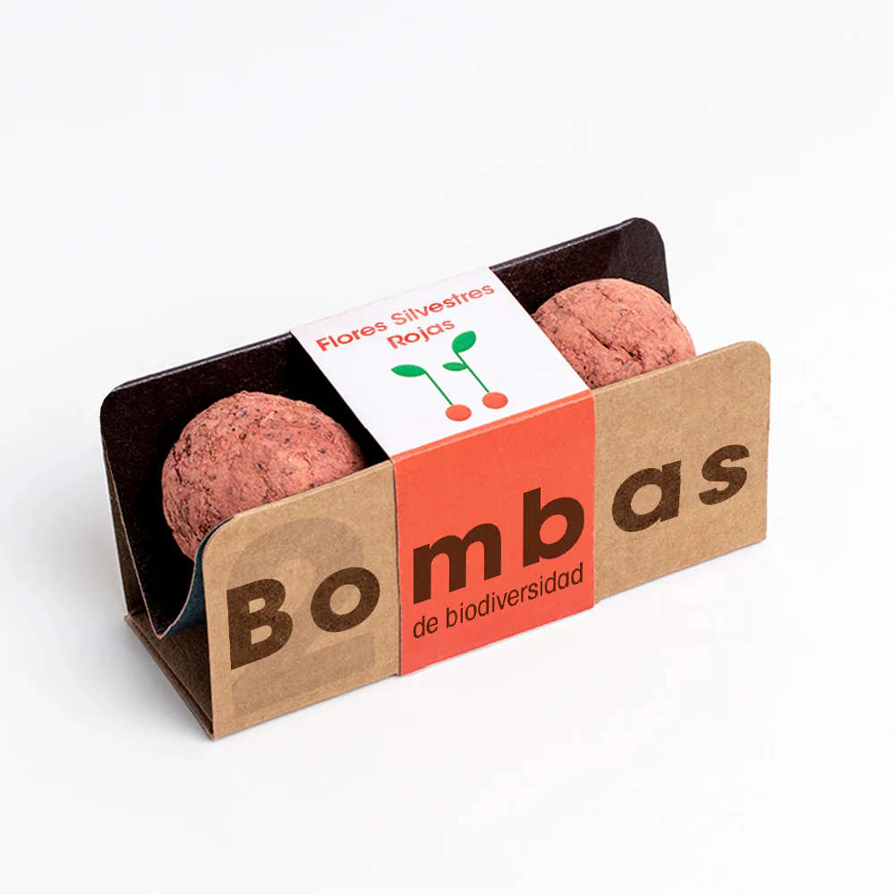 Bombas De Biodiversidad (flores Silvestres Rojas)