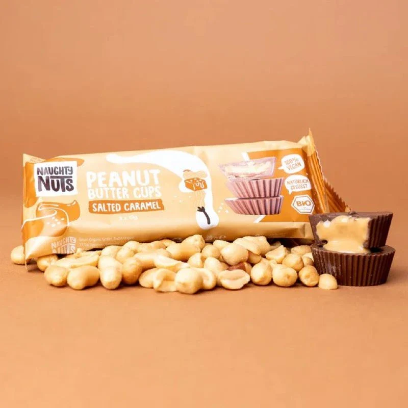 Bombones Rellenos De Crema De Cacahuete Con Caramelo Salado Bett'r 39g Bio - Image 4