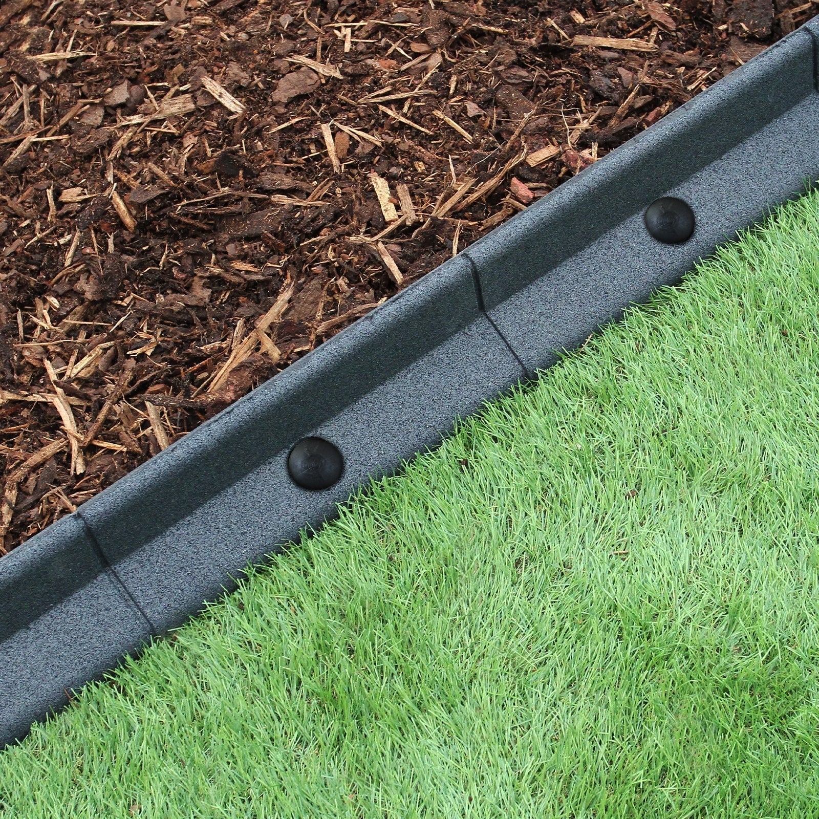 Bordes De Césped Gris Flexibles Jardín Bordes De Césped Paquete De 4 X 1.2m - Image 3