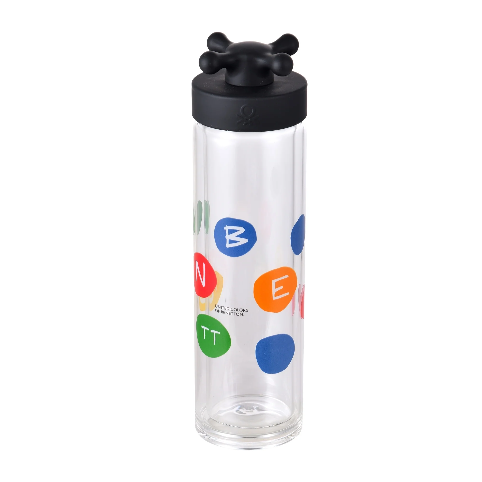 Botella De Agua De Doble Pared 350ml Borosilicato Black & White Be - Image 2