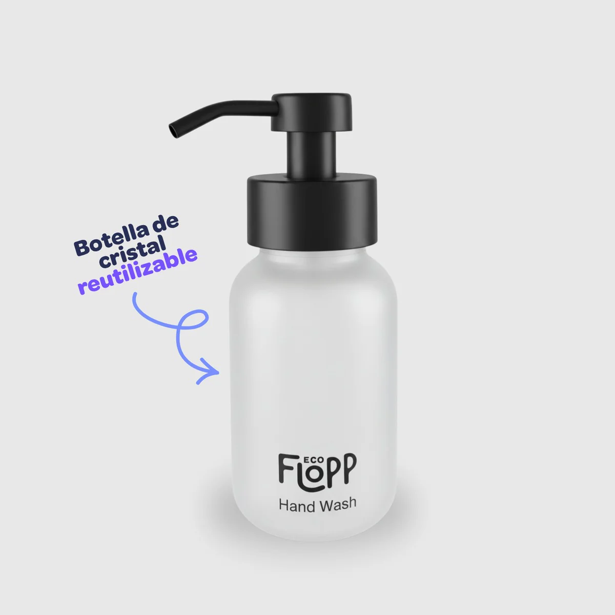 Botella Jabón de Manos Flopp Eco 250 ml - Image 2
