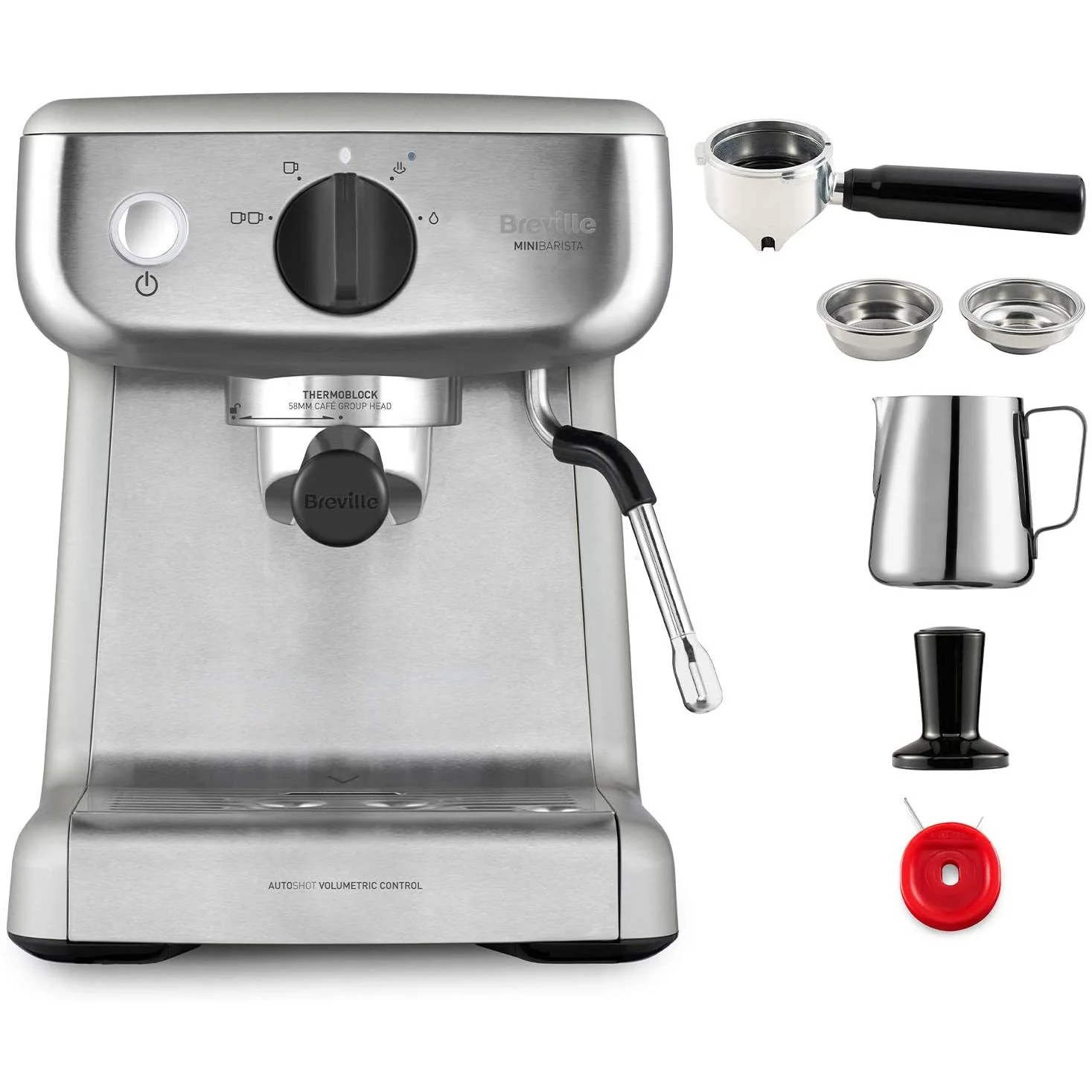 Breville Mini Barista Cafetera Expresso 15 Bares (Reacondicionado) - Image 4