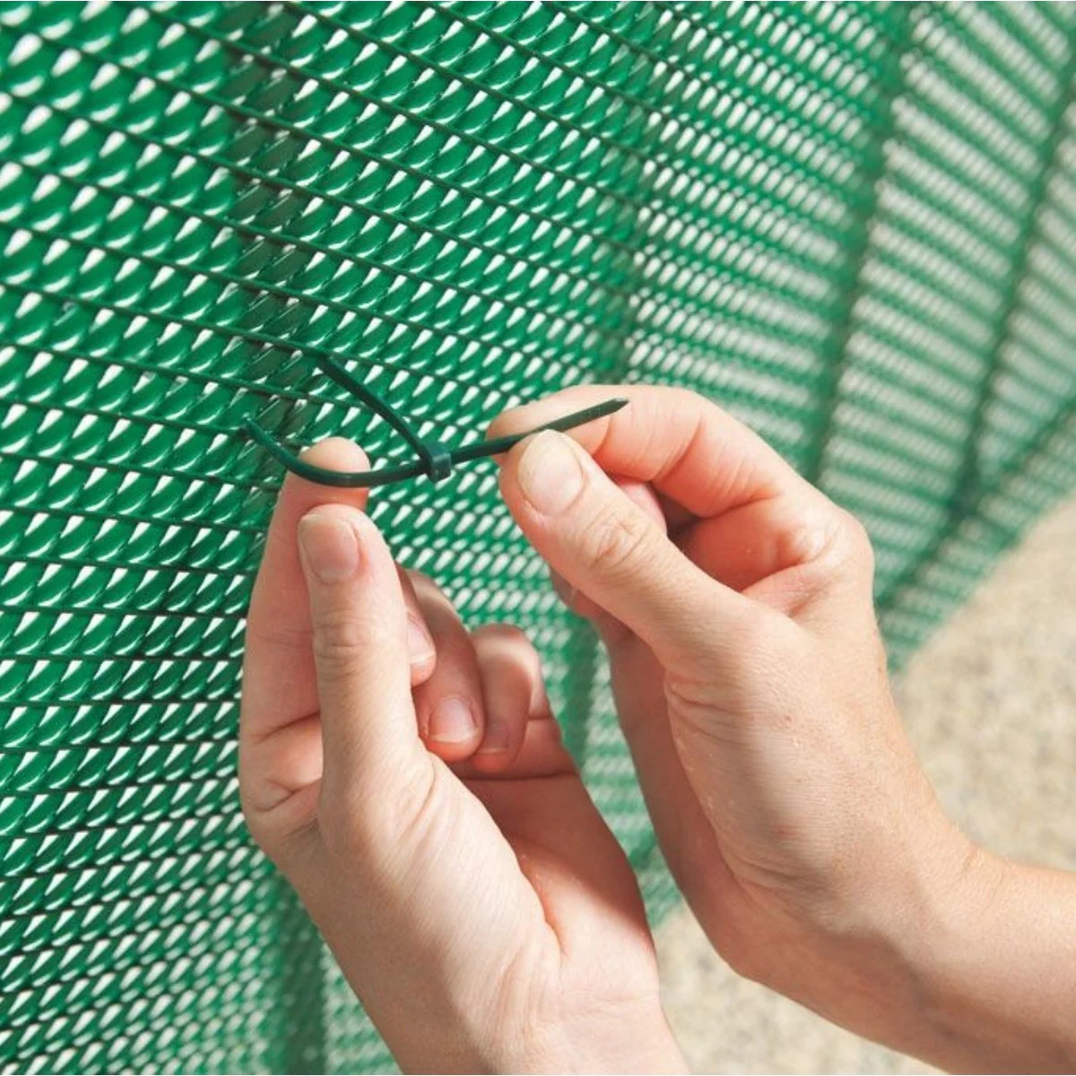 Bridas de sujeción Biotop 25 cm Verde - Image 3