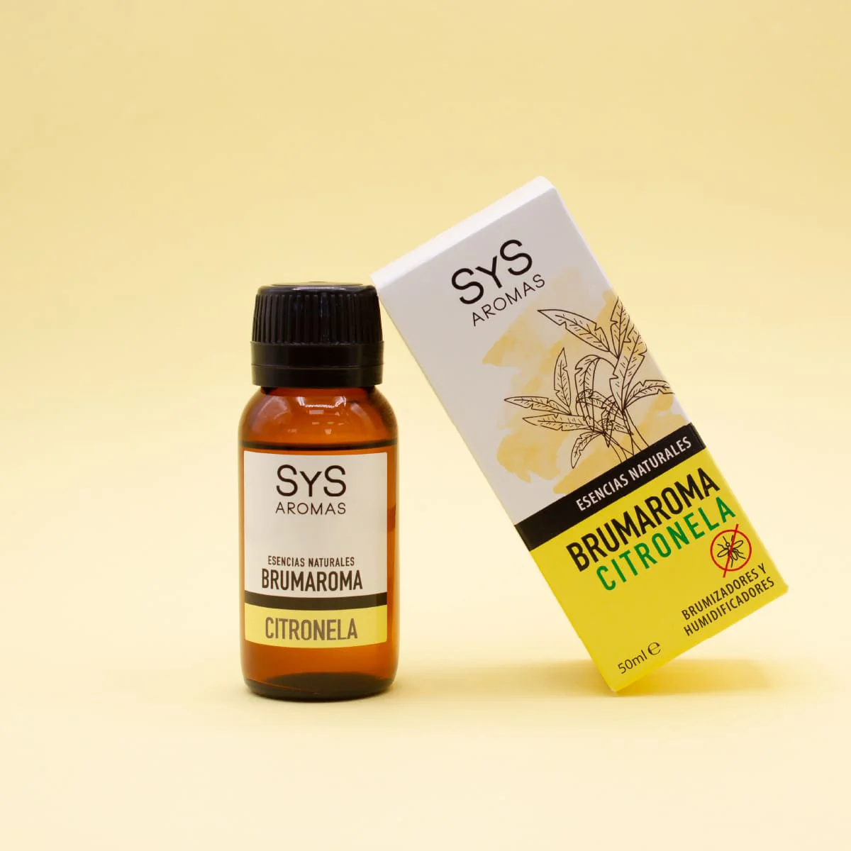 Brumaroma Citronela 50 Ml | Esencia Hidrosoluble Antimosquitos | Aroma Natural Cítrico | Difusor Y Humidificador Sys - Image 2