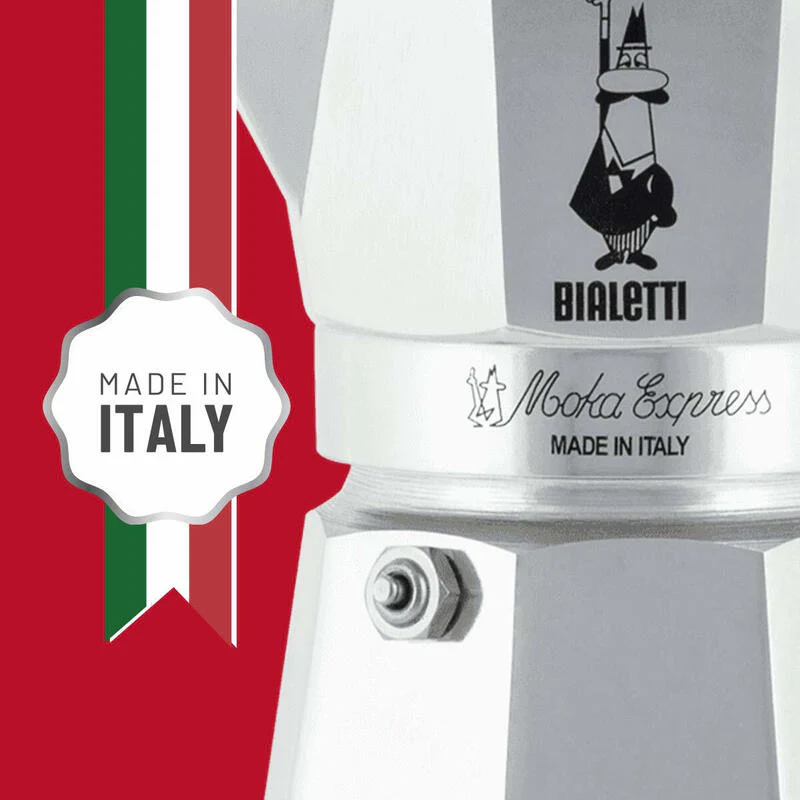 Cafetera Italiana Bialetti Moka Express 0,2 L Aluminio, Negro - Image 4