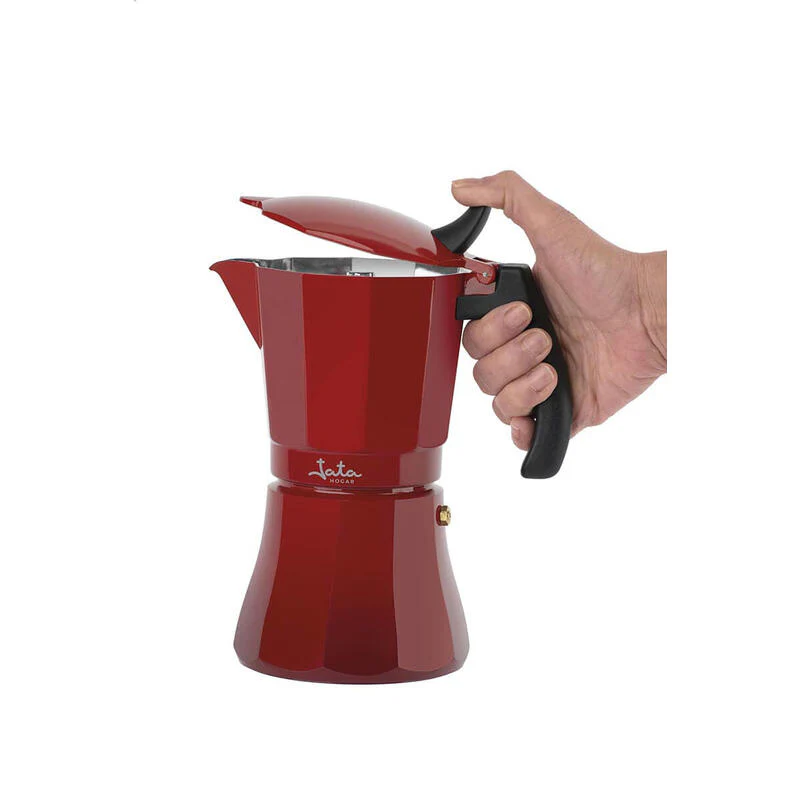 Cafetera Italiana Jata Hogar Hcaf2006/ 6 Tazas/ Roja Vulcano - Image 2