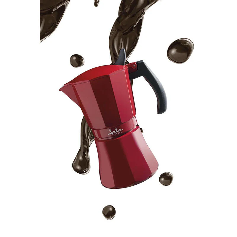 Cafetera Italiana Jata Hogar Hcaf2012/ 12 Tazas/ Roja Vulcano - Image 4