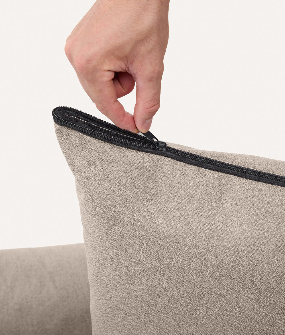Cafide Cama De Material Reciclado Para Perro Con Tejido Basic Beige. Modelo Snozy. - Image 5