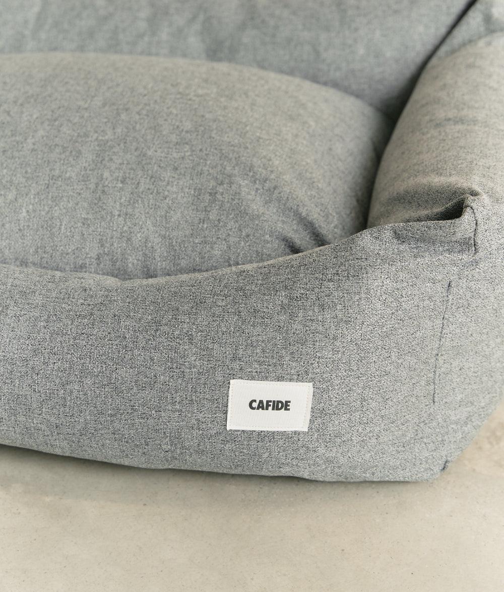 Cafide Cama De Material Reciclado Para Perro Con Tejido Basic Gris. Modelo Snozy. - Image 2