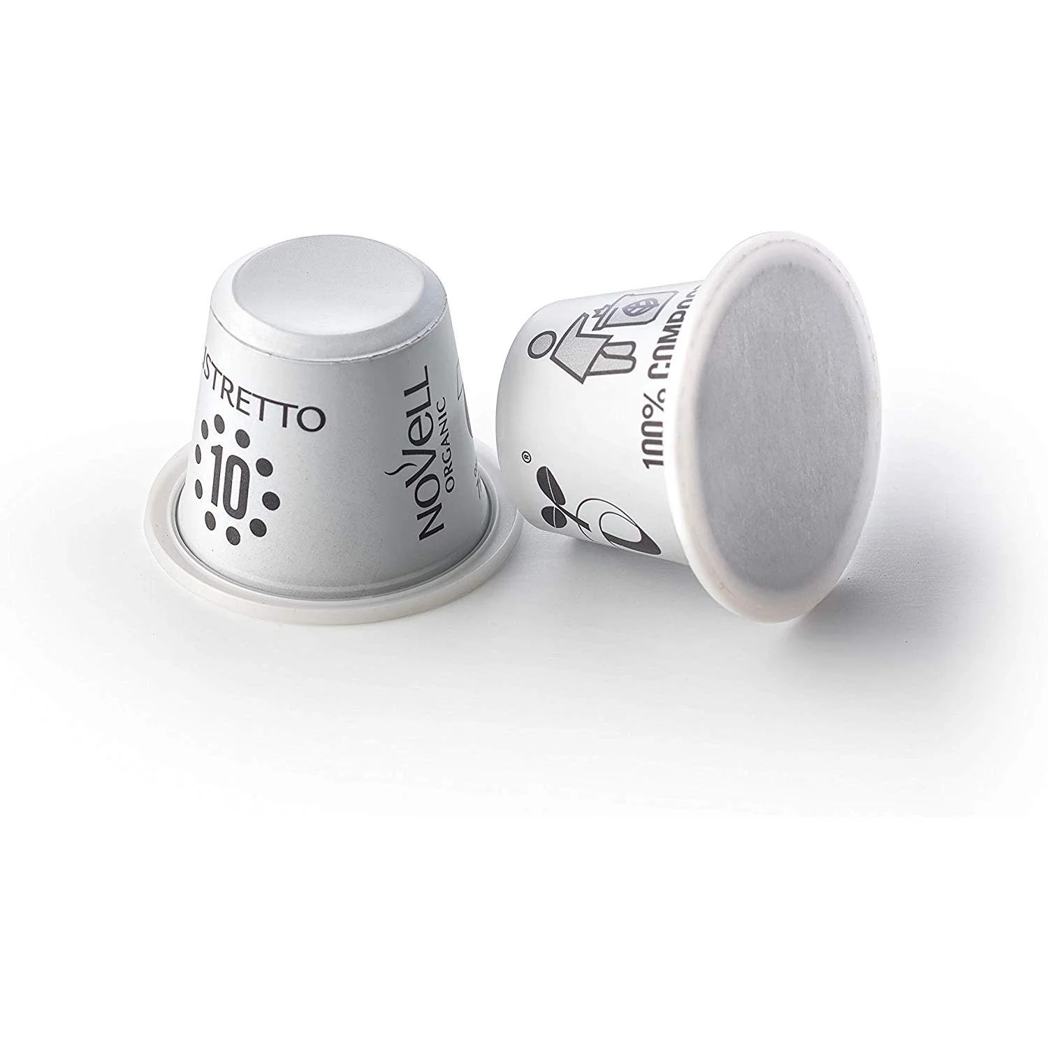 Cápsulas compostables de café ristretto para nespresso Novell 10 unidades - Image 3