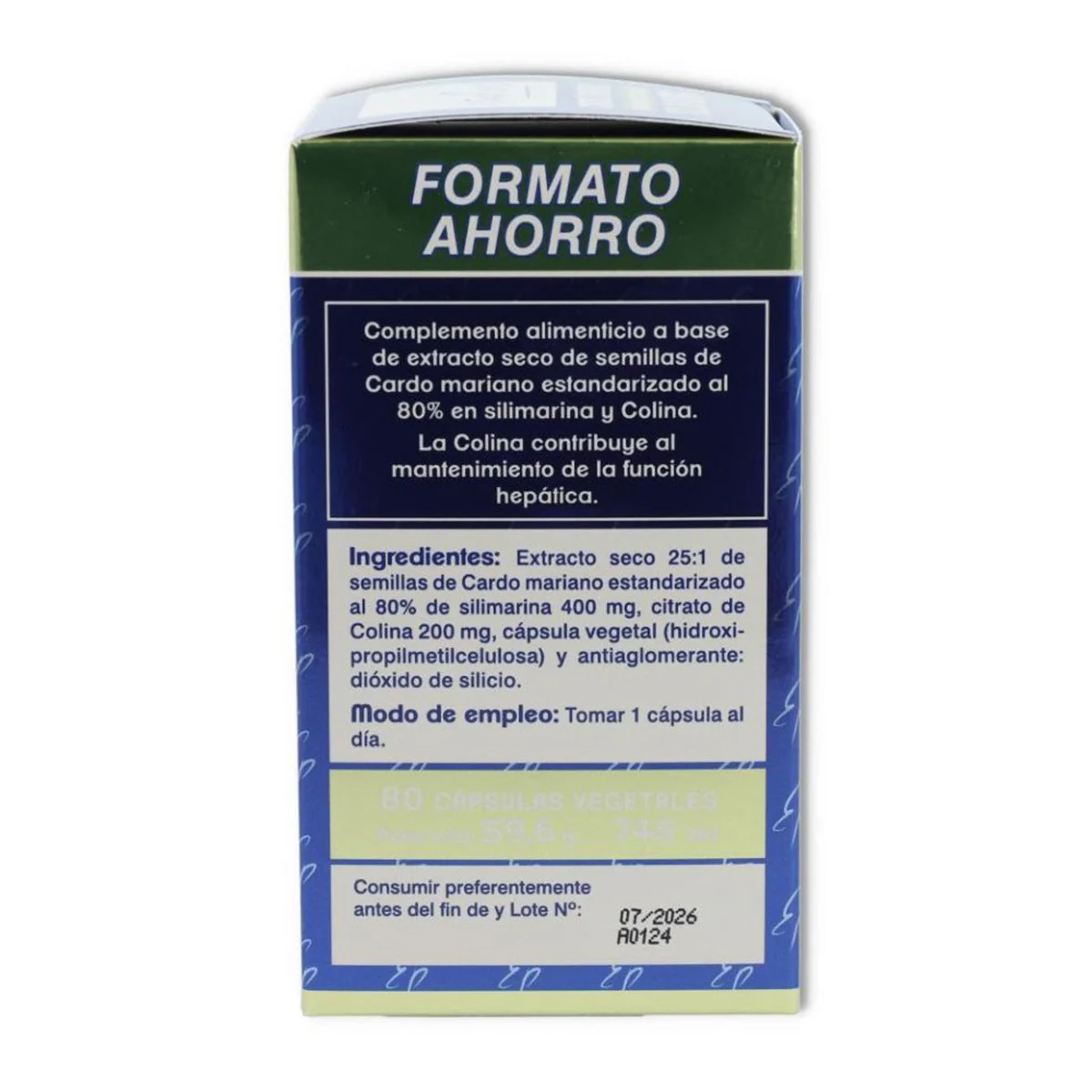 Cardo Mariano formato ahorro, Tongil, 80 cápsulas - Image 2