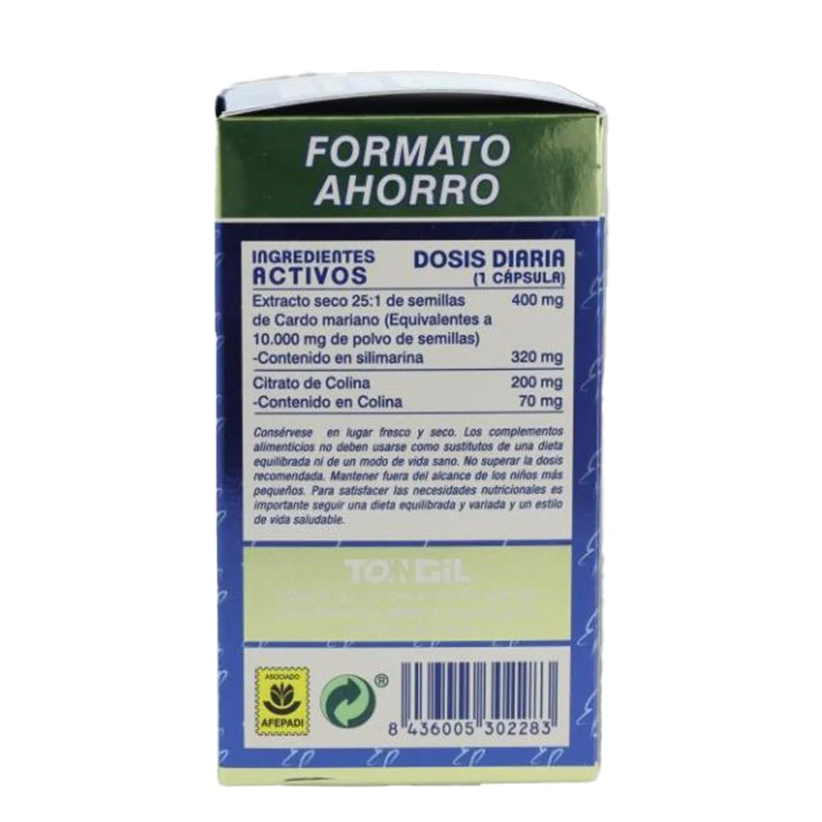 Cardo Mariano formato ahorro, Tongil, 80 cápsulas - Image 4