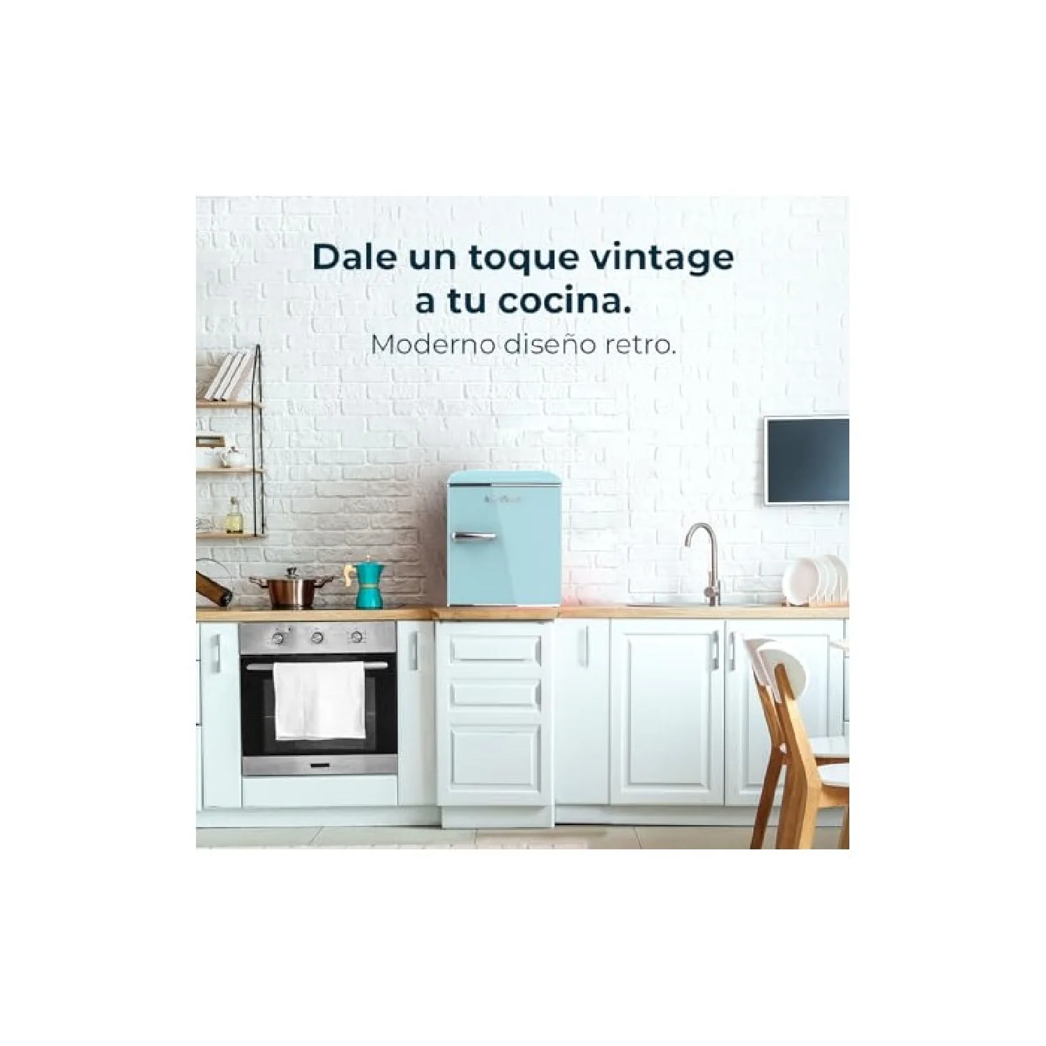 Cecotec Frigorífico Retro Bolero Coolmarket Tt Origin 45 Blue E Cecotec - Image 5