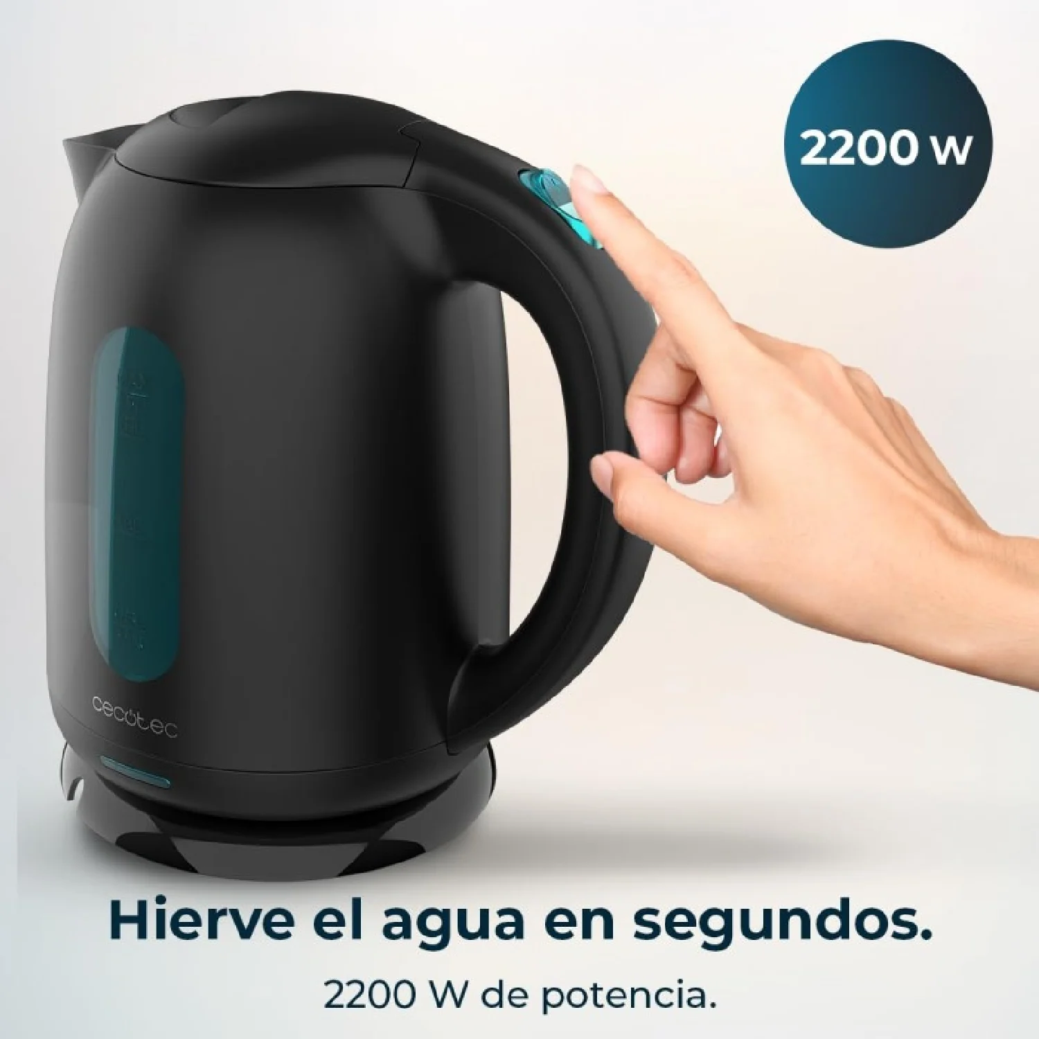 Cecotec Hervidores De Agua Thermosense 180 Black - Image 4