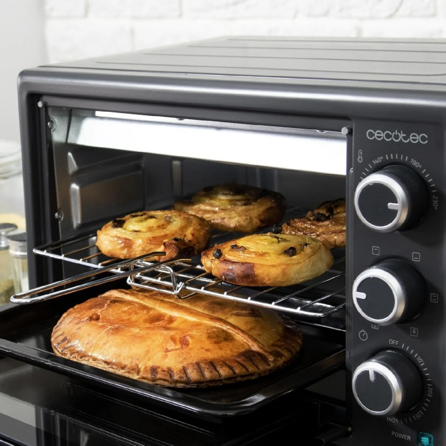Cecotec Horno De Sobremesa Bake&toast 2600 Black 4pizza - Image 4