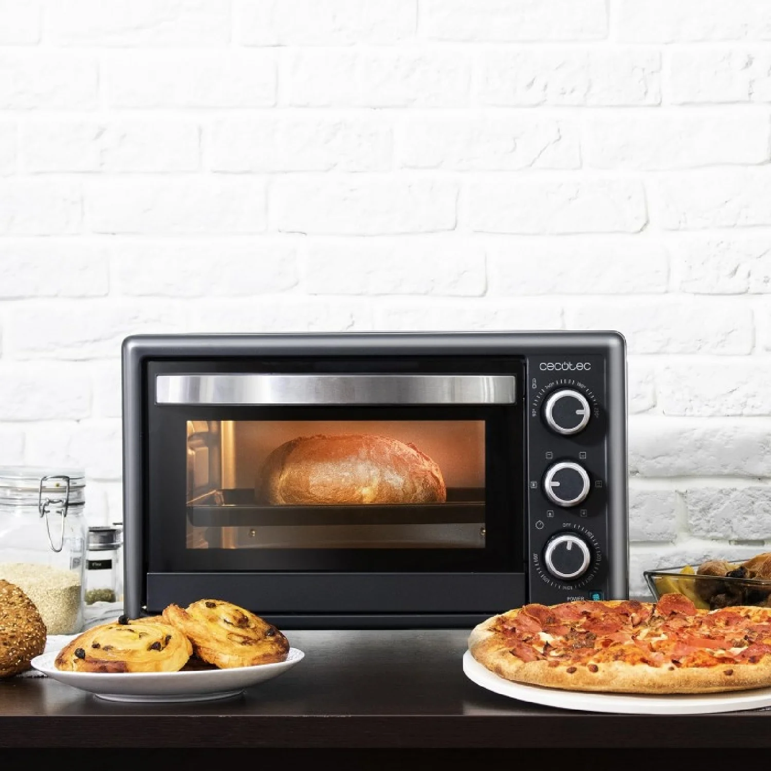 Cecotec Horno De Sobremesa Bake&toast 2600 Black 4pizza - Image 5