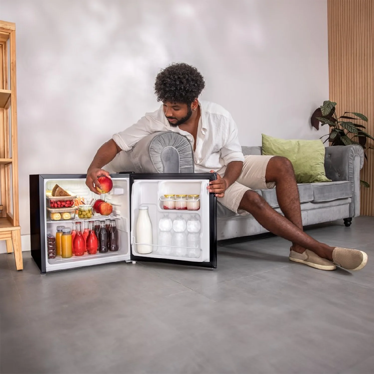 Cecotec Mini Frigorífico Grandcooler 20000 L Silentcompress Black - Image 3