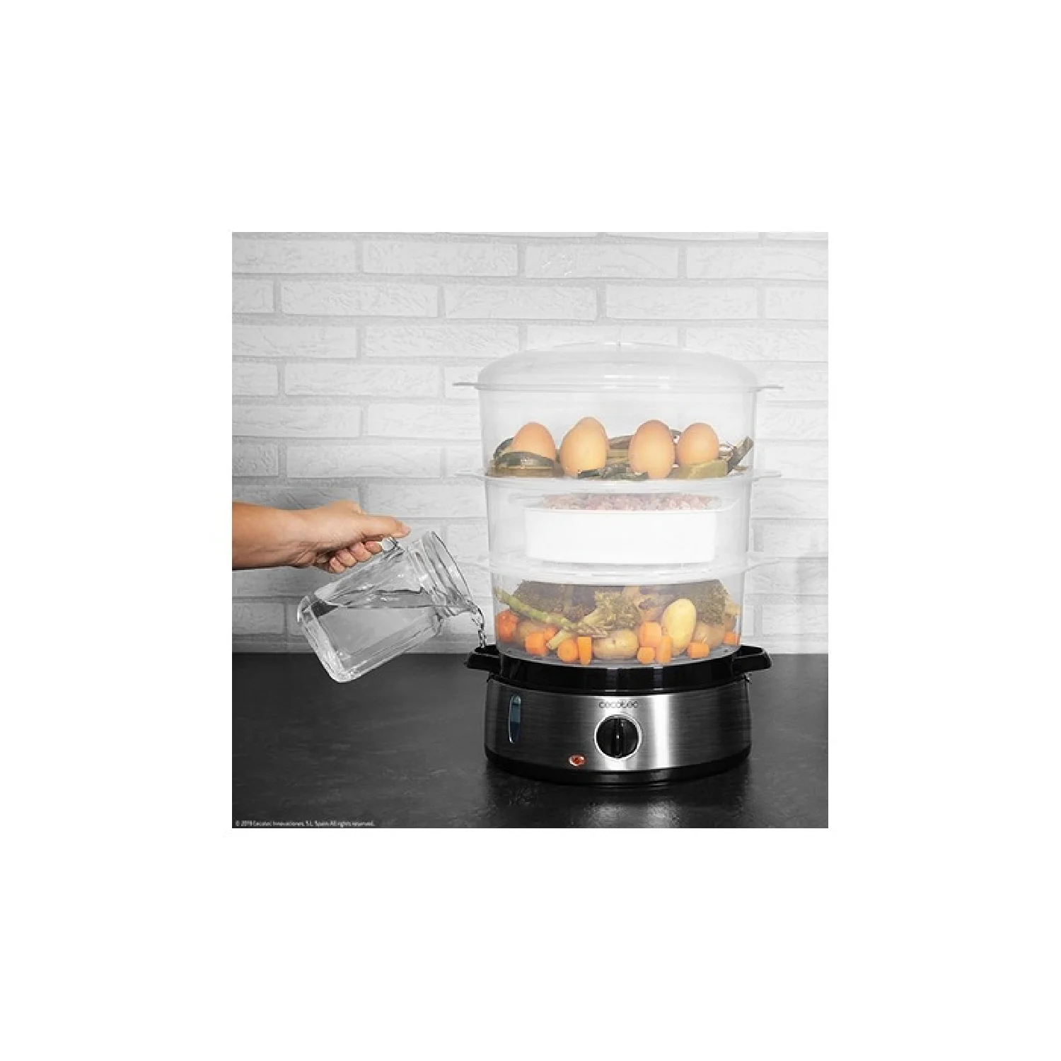 Cecotec Vaporera Vaporera Vapovita 3000 Inox - Image 5