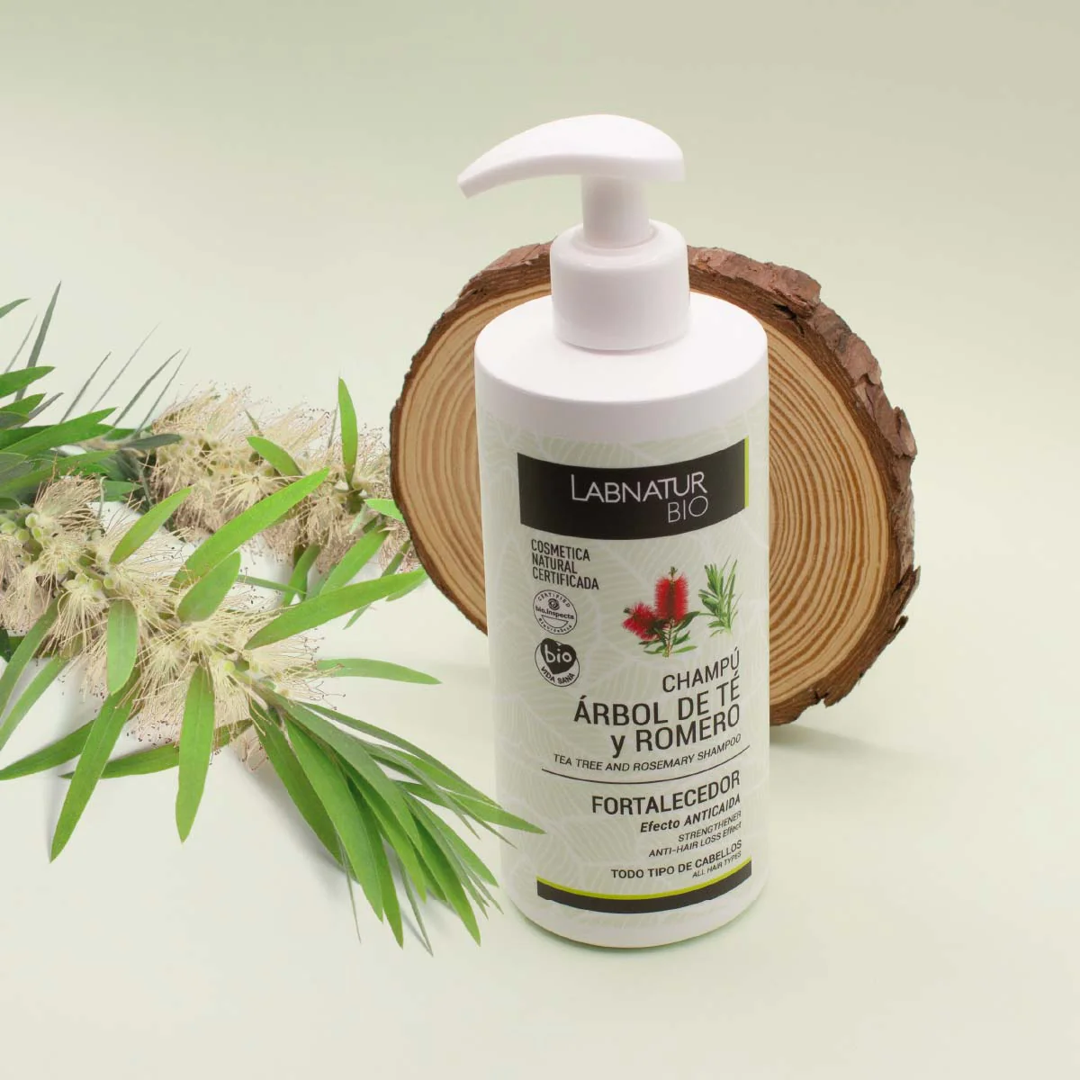Champú Árbol De Té Y Romero Labnatur Bio | Limpieza Purificante Y Equilibrio Capilar | Cuero Cabelludo Graso | Frescor Y - Image 2