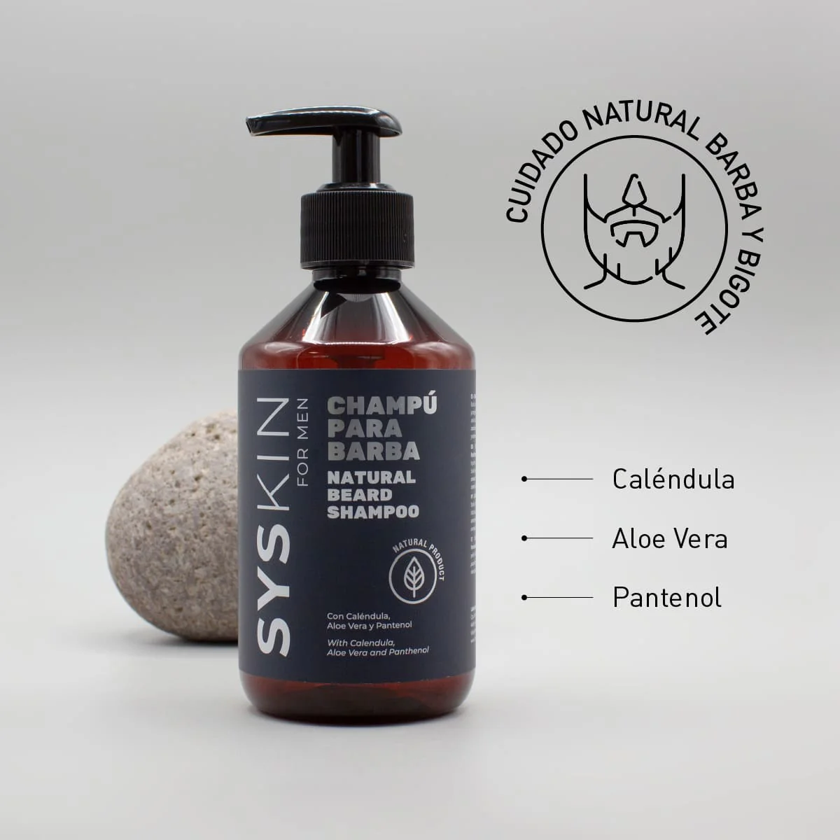 Champú Barba Y Bigote Labnatur | Limpieza Y Cuidado Facial Masculino | Suavidad Y Frescor | Uso Diario | 100 Ml - Image 3