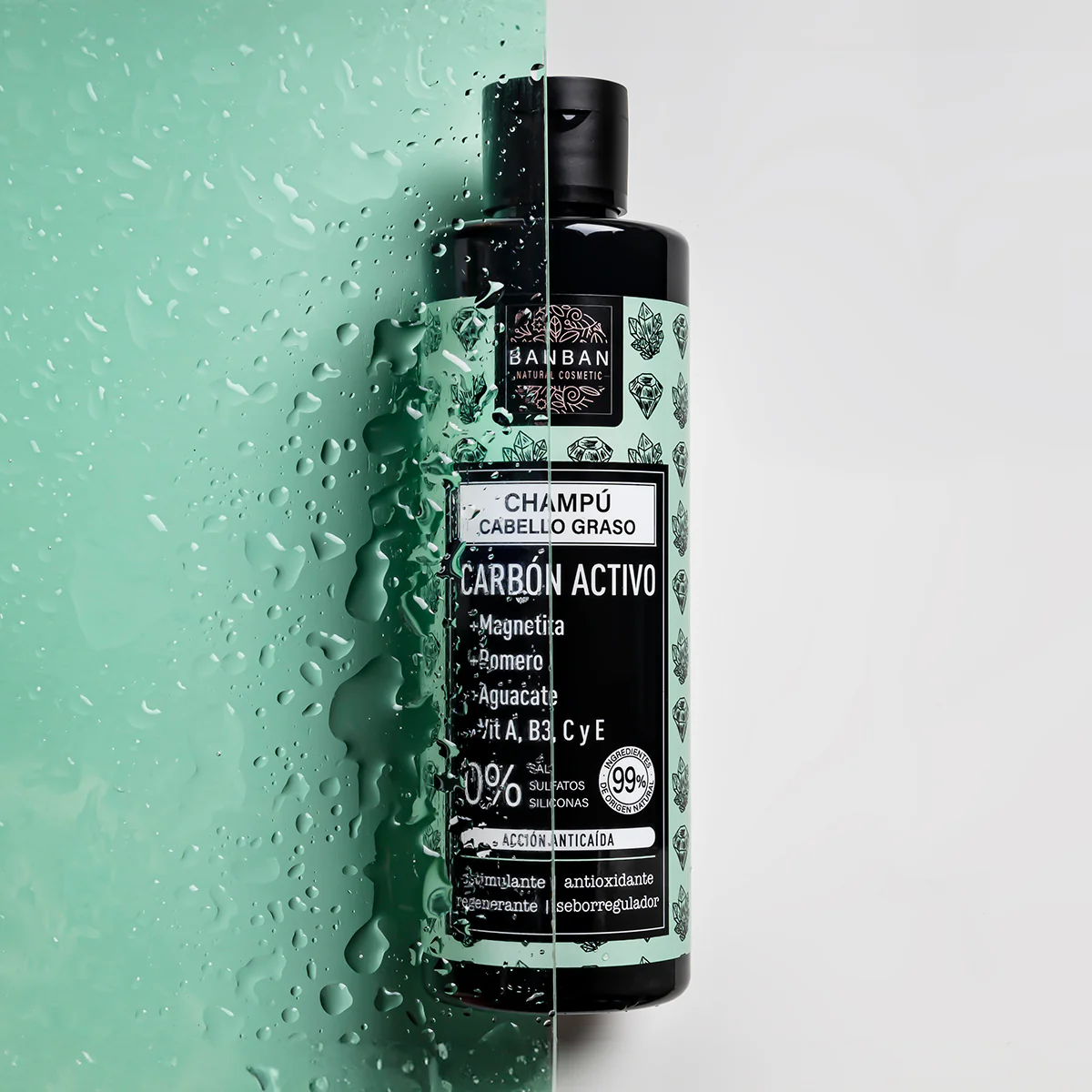 Champu Carbon Activo Anticaida 250ml Banban - Image 2