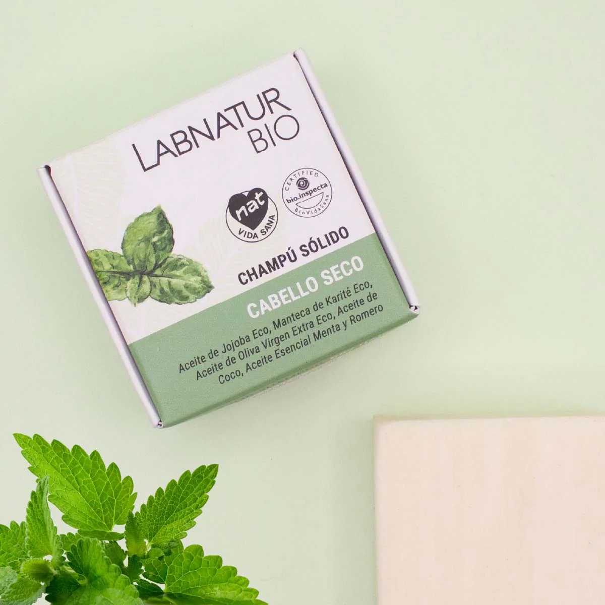 Champú Sólido Cabello Seco Labnatur Bio | Nutrición E Hidratación | Cosmética Sólida Natural | Suavidad Y Brillo | 75 G - Image 2