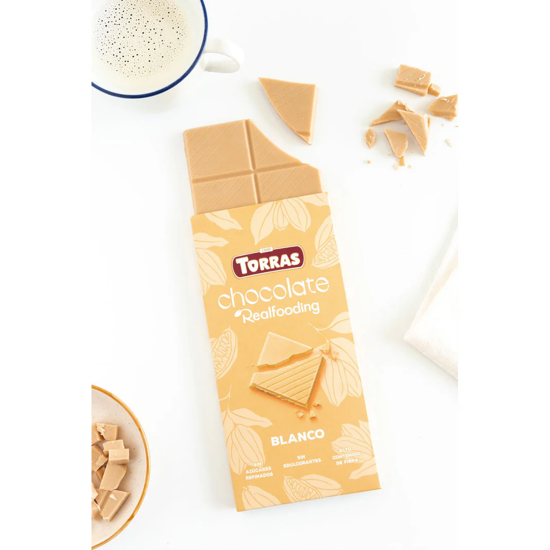 Chocolate blanco Realfooding 100g - Image 5