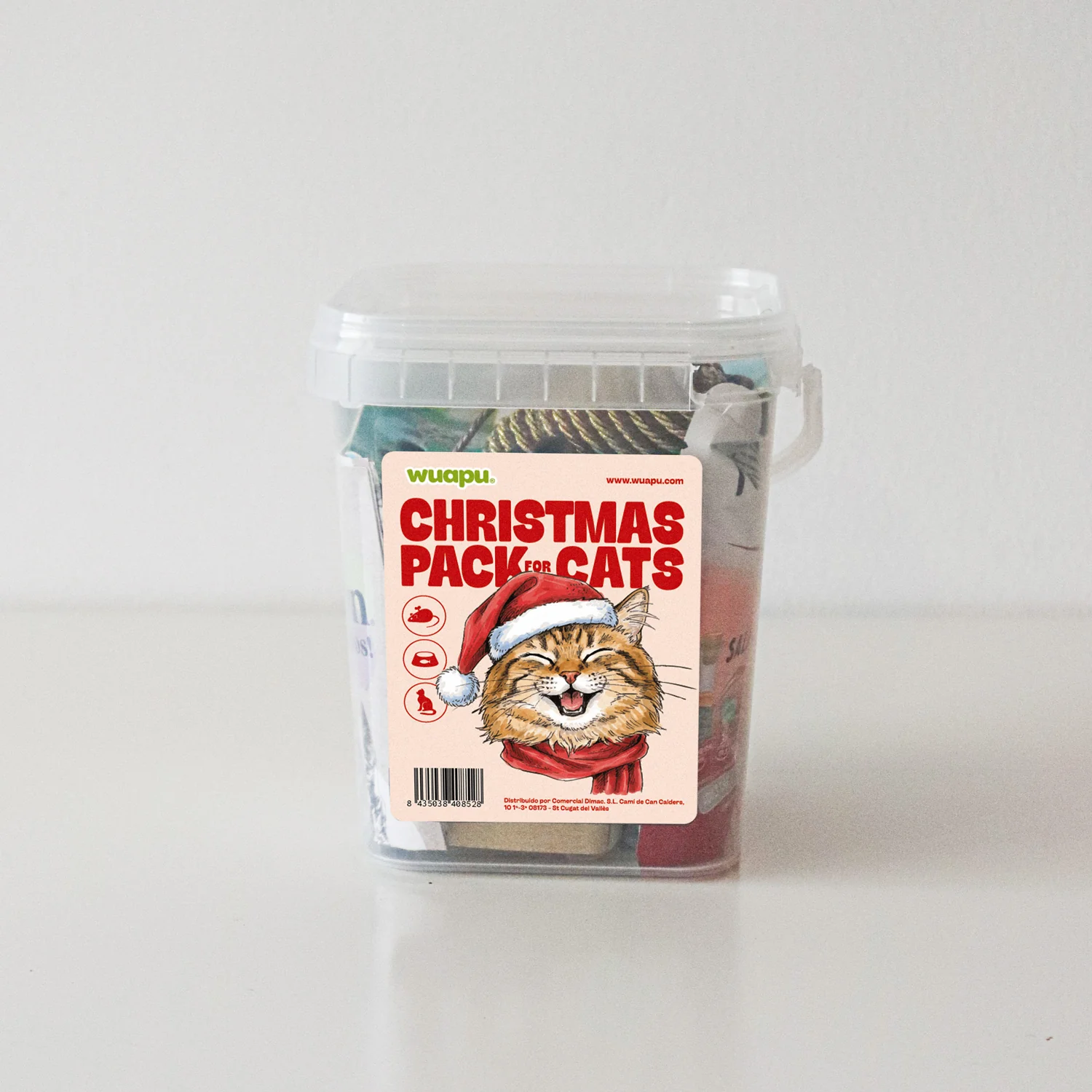 Christmas Pack Para Gato De Wuapu Con Snacks, Juguetes Y Alimento Húmedo - Image 2