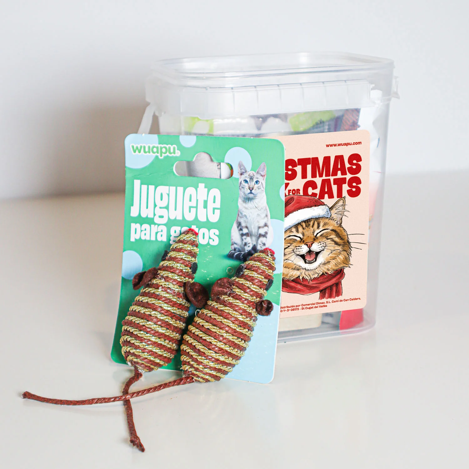 Christmas Pack Para Gato De Wuapu Con Snacks, Juguetes Y Alimento Húmedo - Image 3