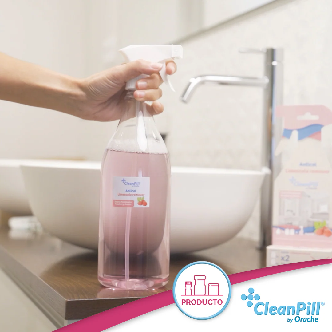 Clean Pill Refill - 4 Pastillas Antical Baño, Aroma Frambuesa - Image 5